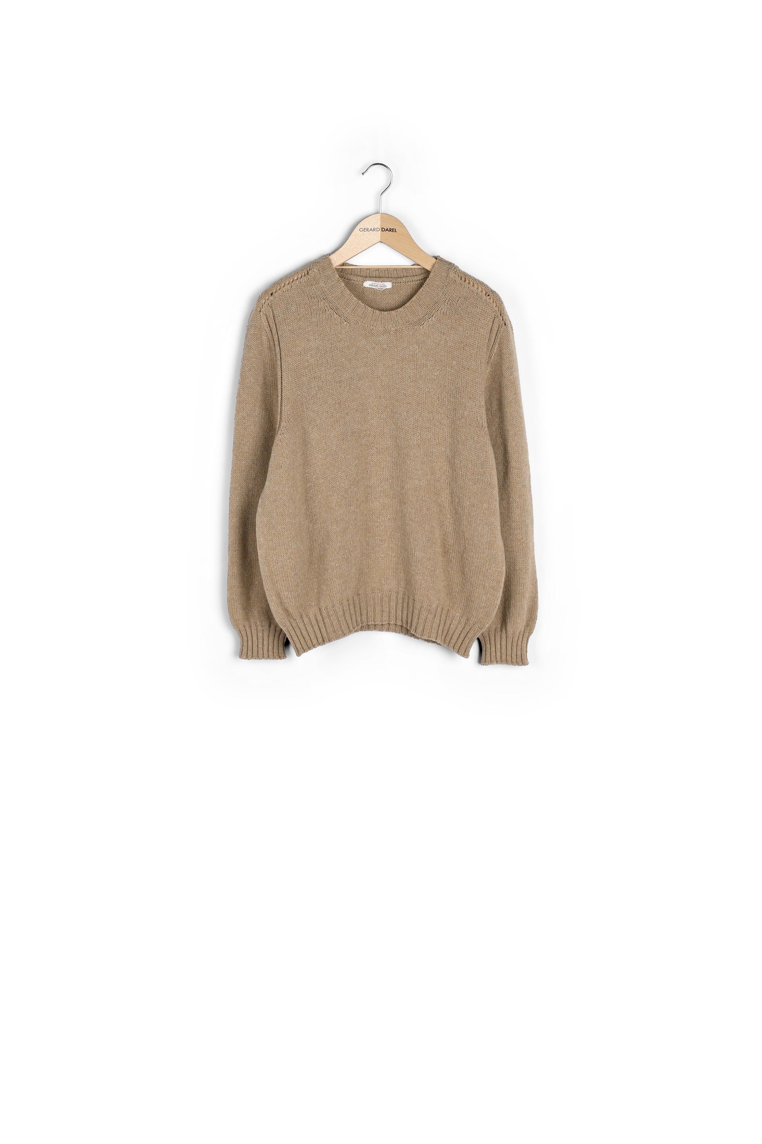 Pull shetland en laine moulinée - BOWI Faume - seconde main
