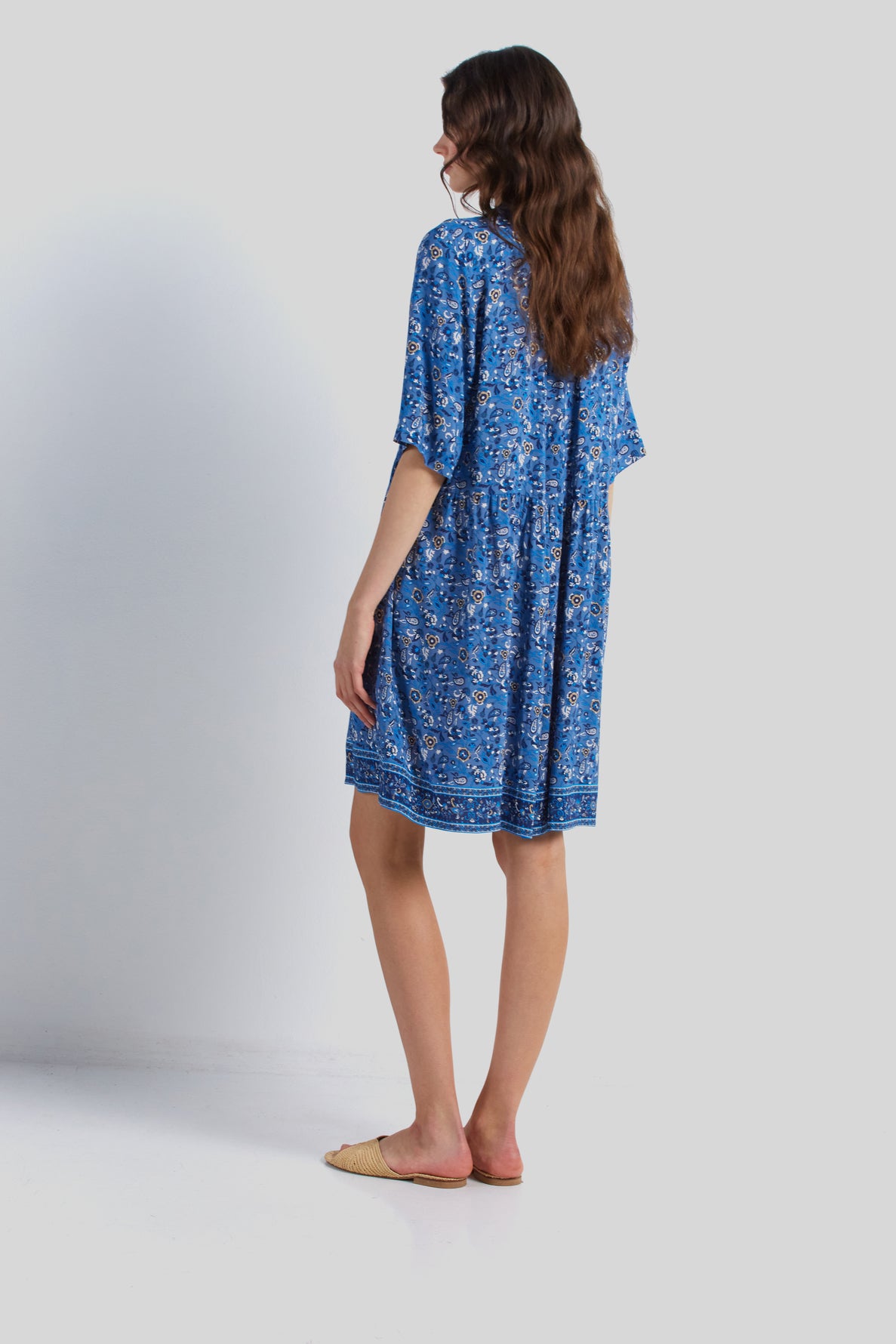 Robe empire à motif - JUDE Faume - seconde main