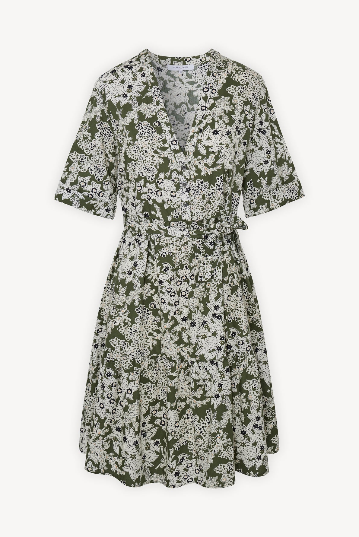 Robe babydoll imprimée - JORDAN Faume - seconde main