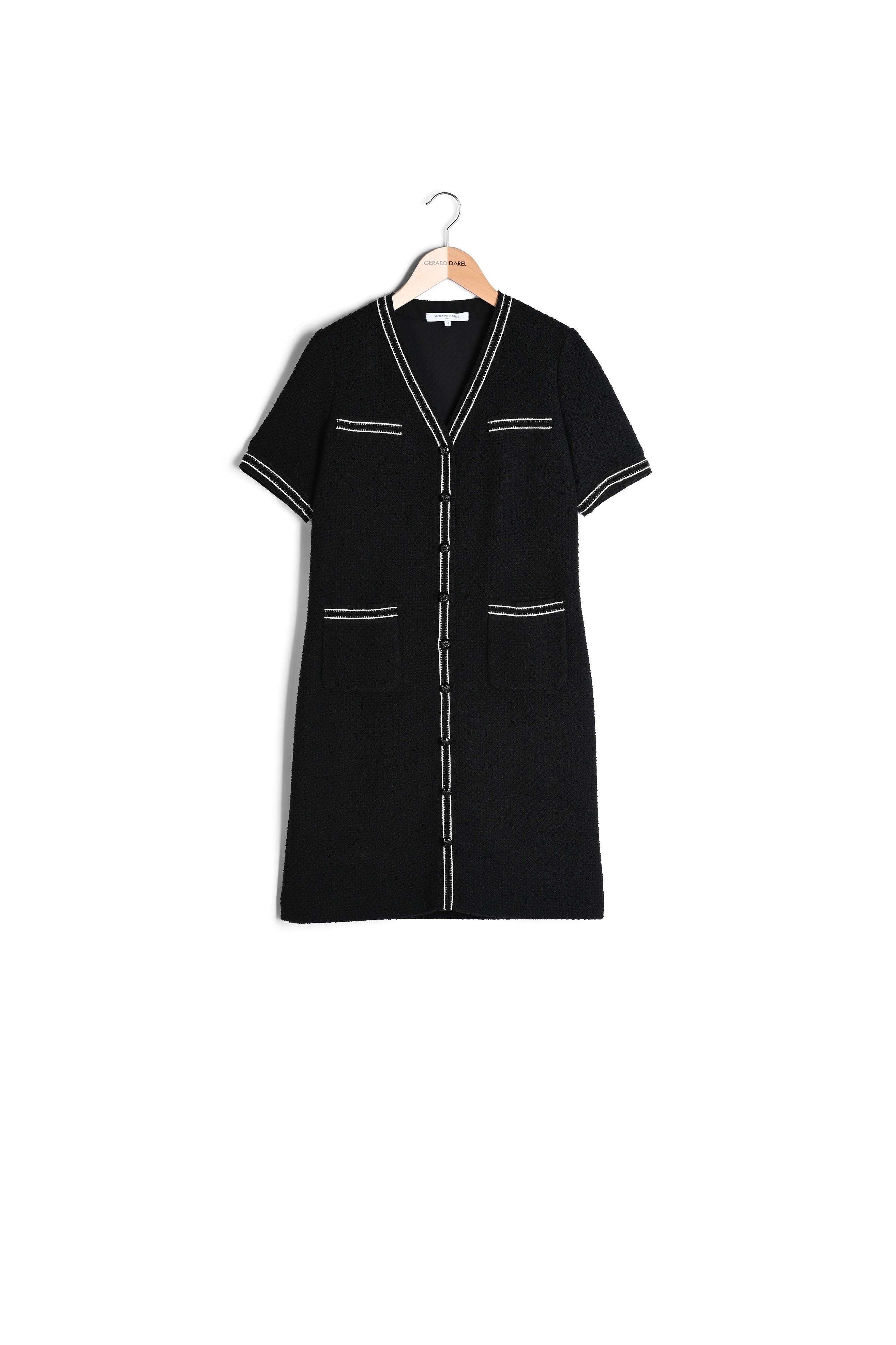 Robe V en tweed Faume - seconde main