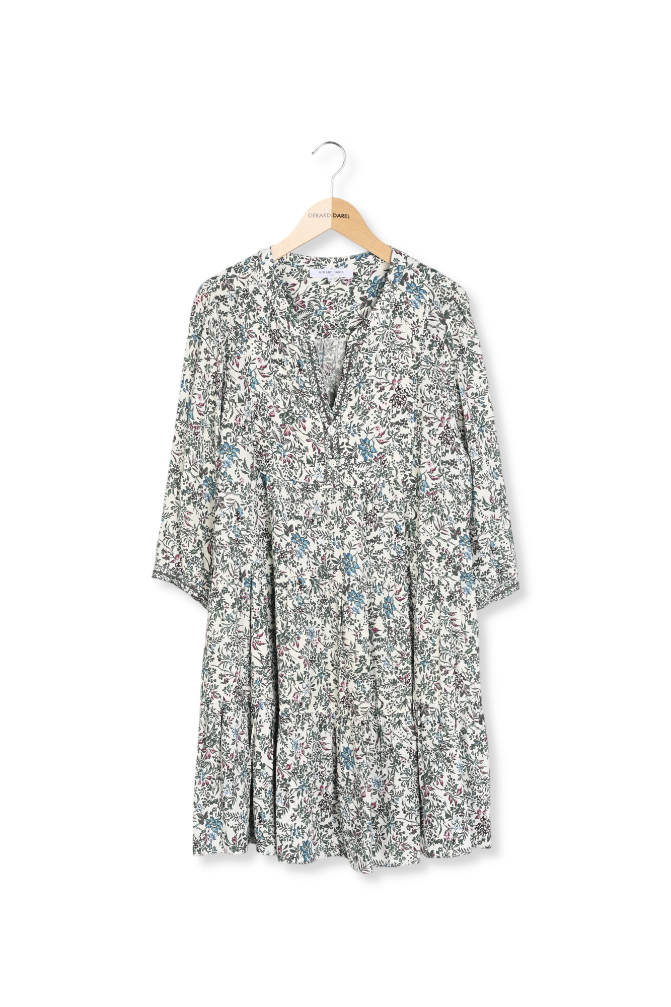 Robe courte et droite à fleurs - JOSEPHINE Faume - seconde main