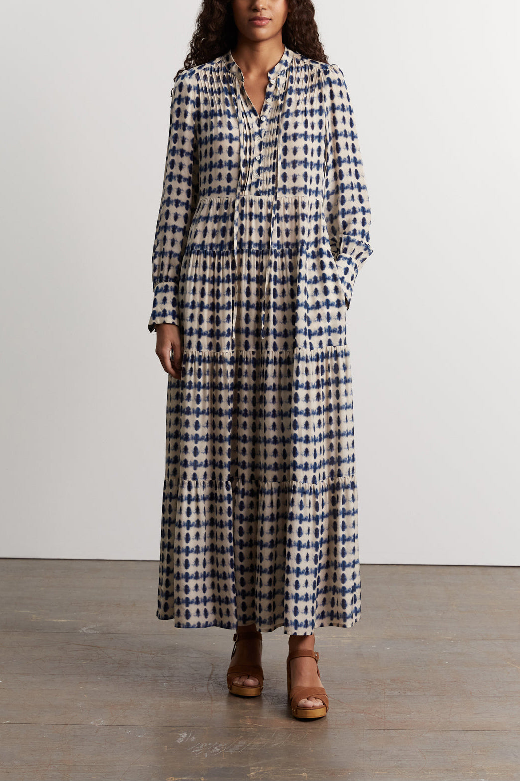 Robe fluideTie and Dye - ROBE Faume - seconde main