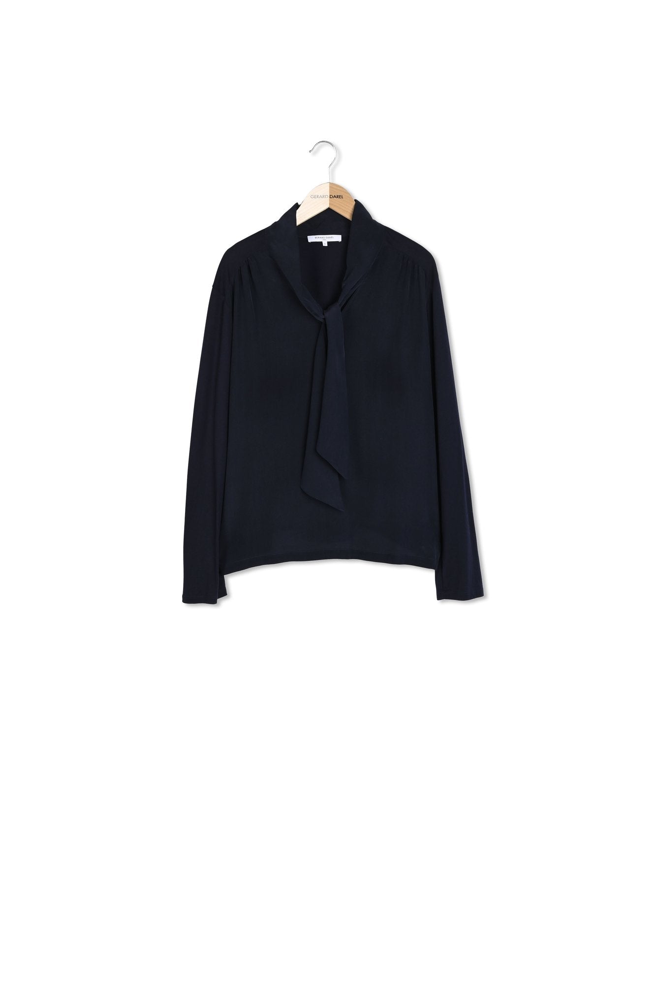 EMERY - Top bimatière lavallière Faume - seconde main