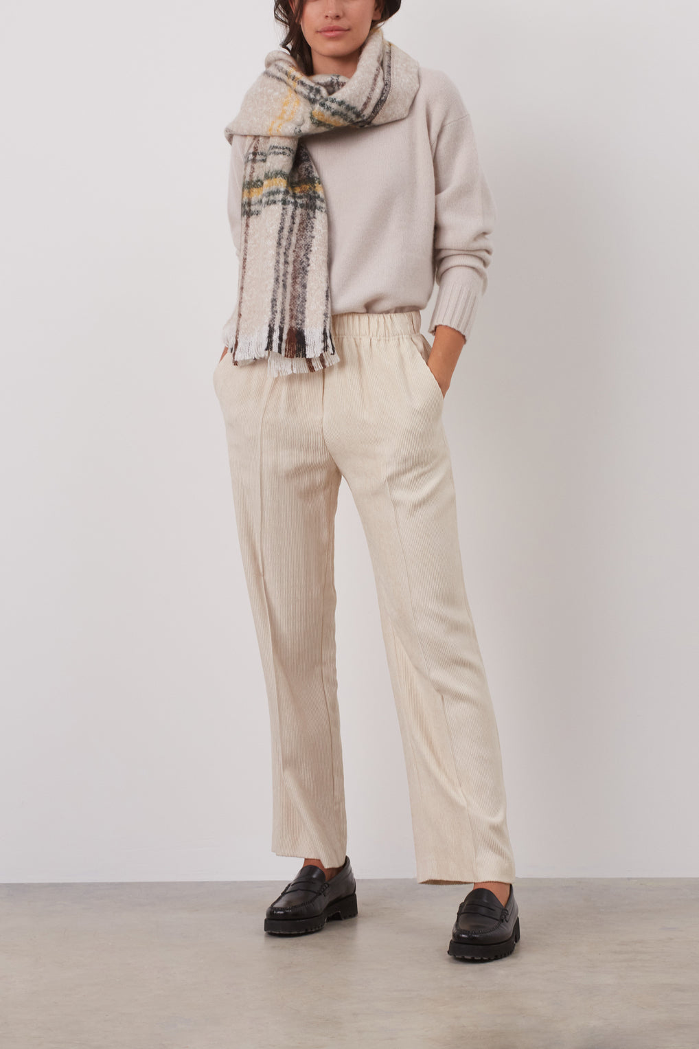 Pull col rond en cachemire - LAETITIA Faume - seconde main