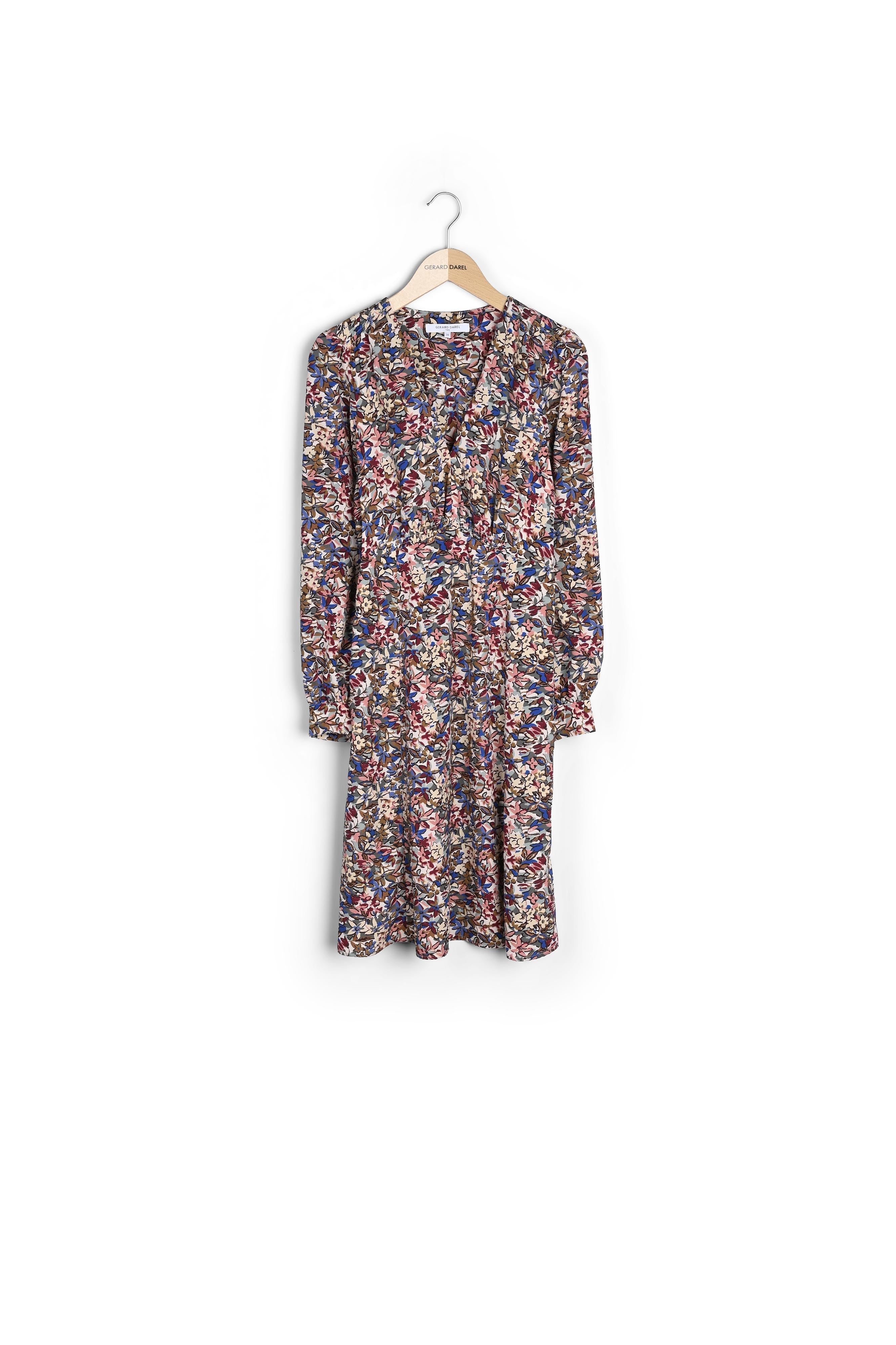 Robe V imprimée avec smocks Faume - seconde main