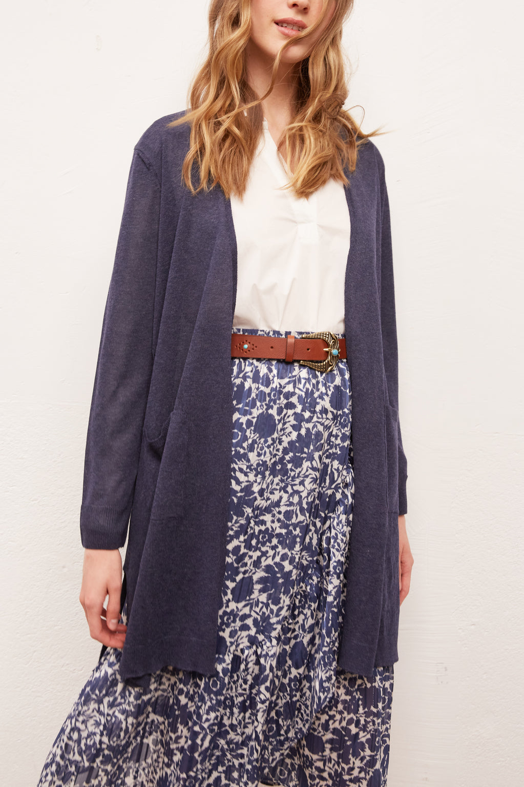 ELYANNA - Gilet long et ultra-fin Faume - seconde main