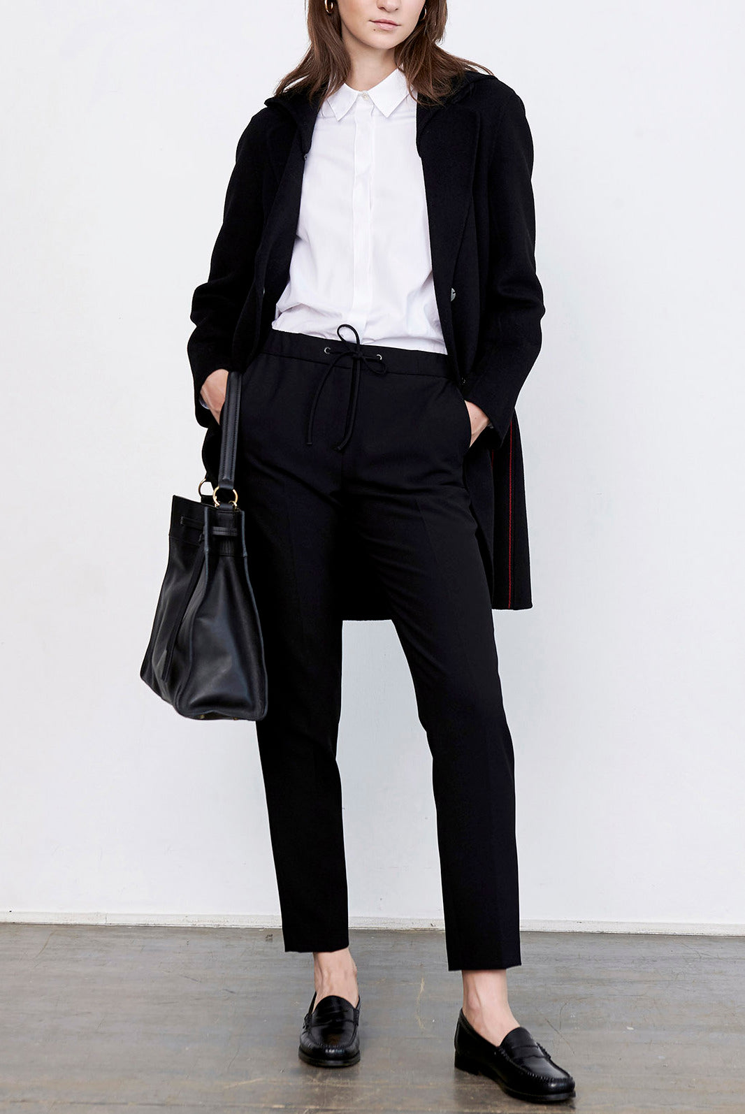 LILAS - Pantalon 7/8 en laine Faume - seconde main