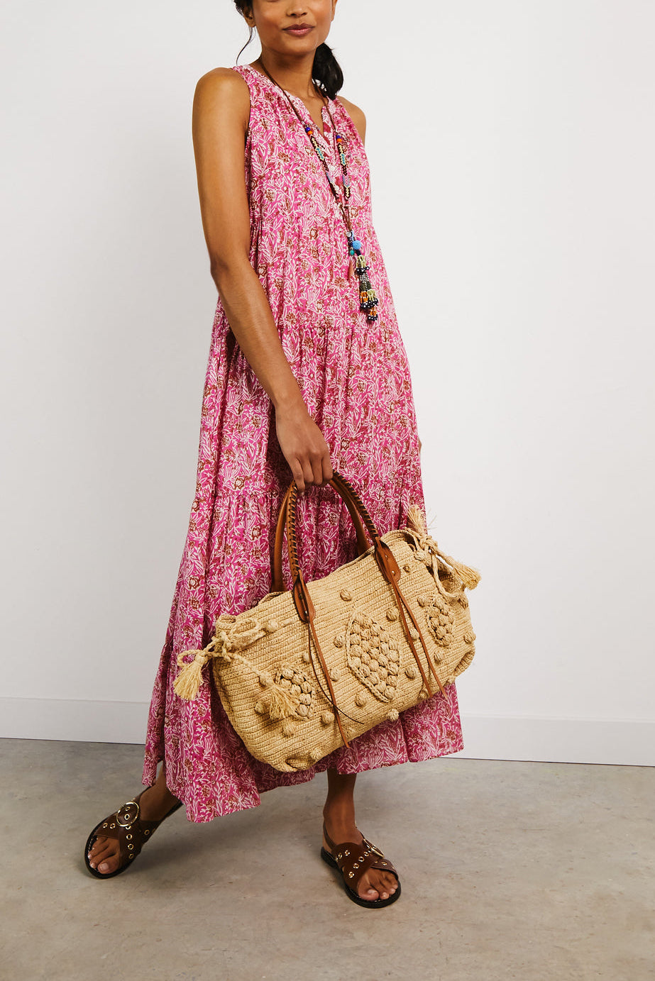 Robe sans manche à étages - JUNE Faume - seconde main