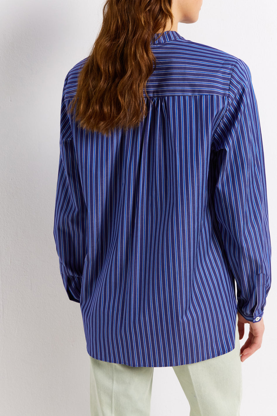 Blouse rayée upcycling - CALIA Faume - seconde main