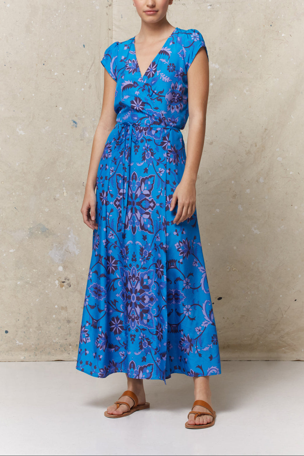 Robe longue en soie - MILLA Faume - seconde main