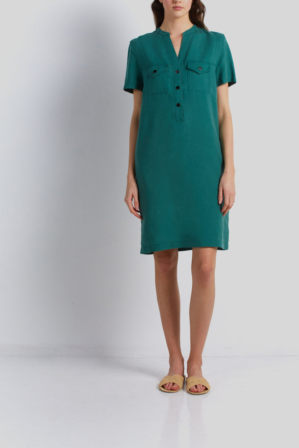 Robe casual à poches - JOHNA Faume - seconde main