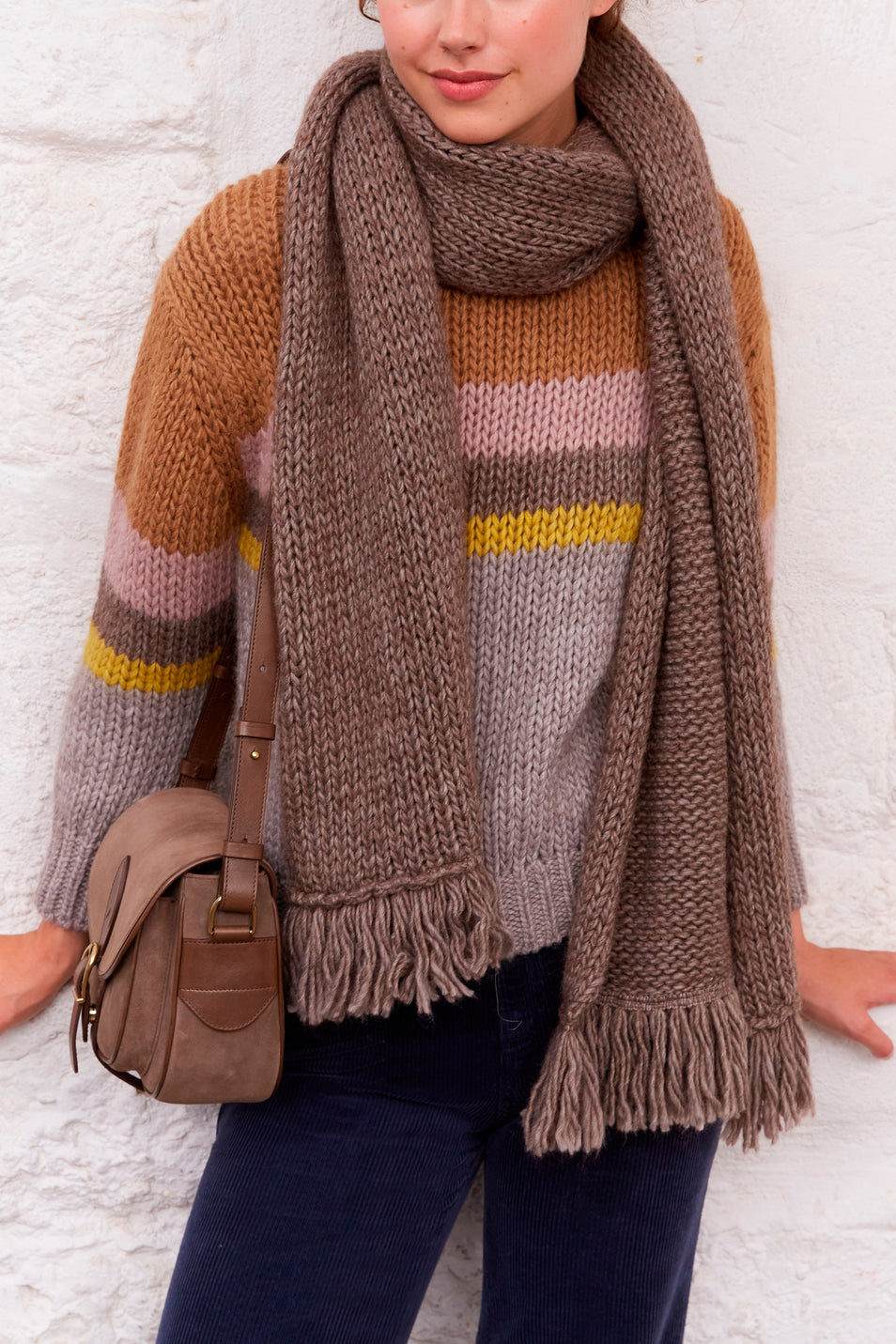 Pull à rayures multicolores - LAISA Faume - seconde main