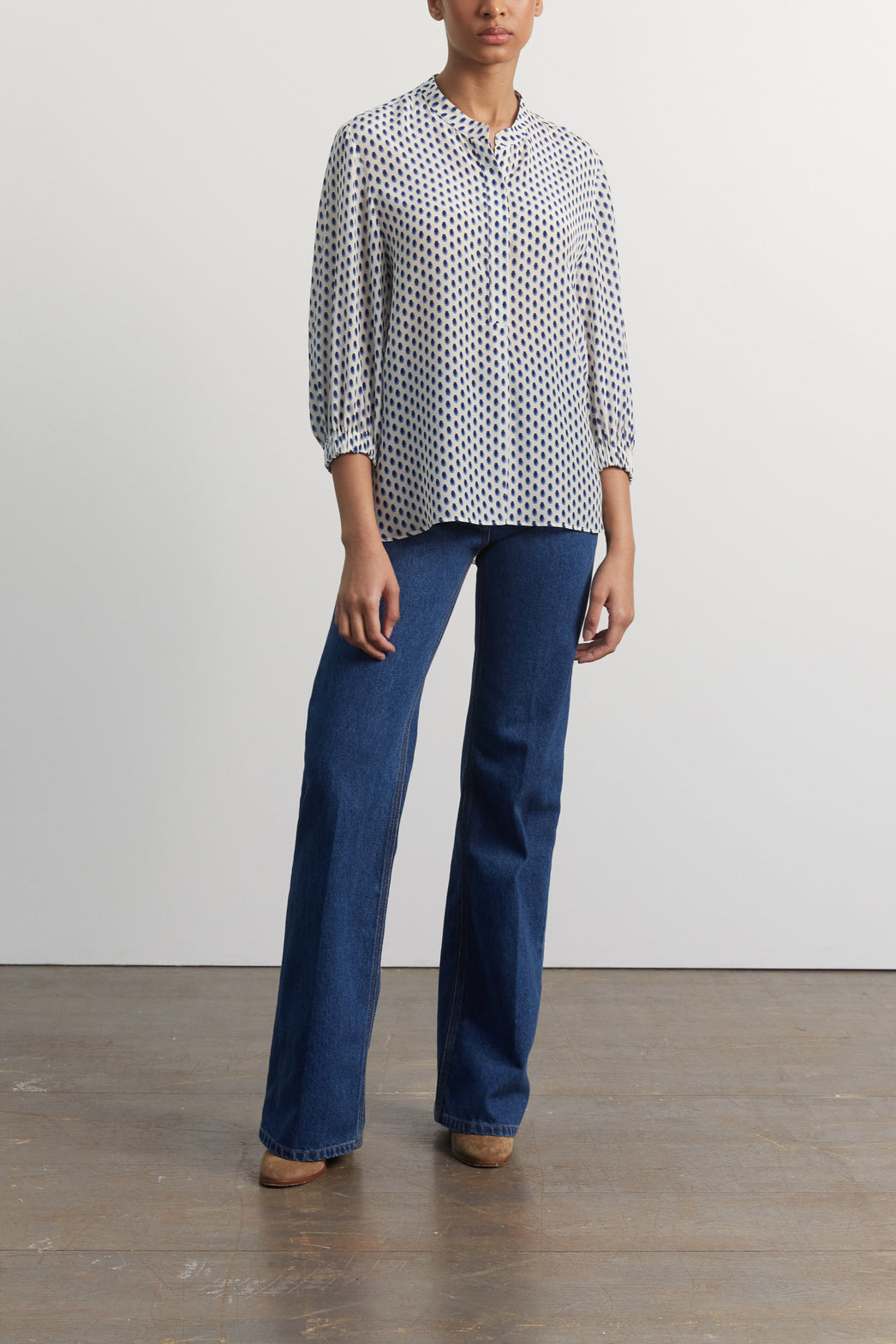 Blouse en soie - CALLYSTA Faume - seconde main