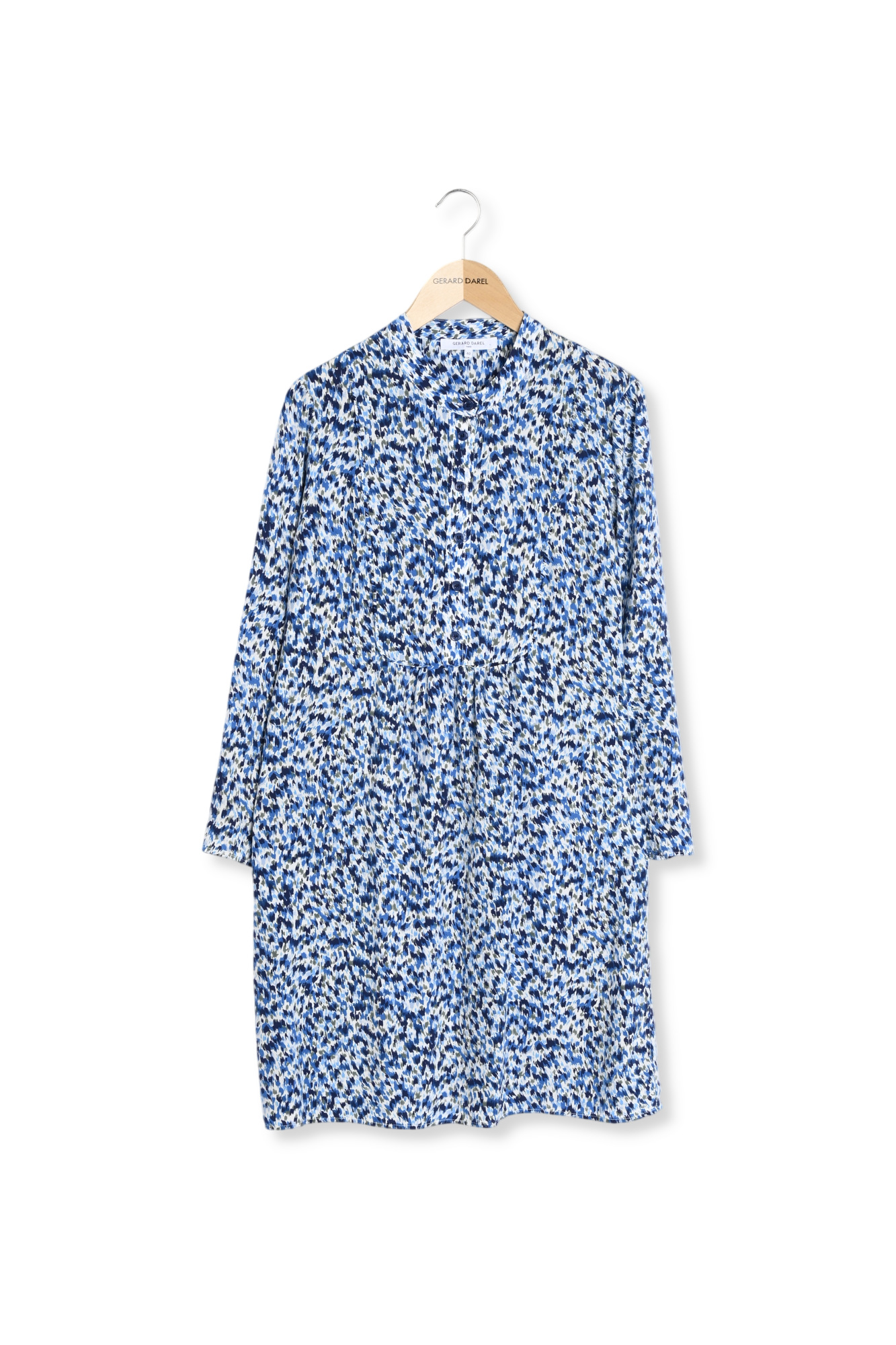 SHAILY - Robe-chemise courte en soie imprimée Faume - seconde main