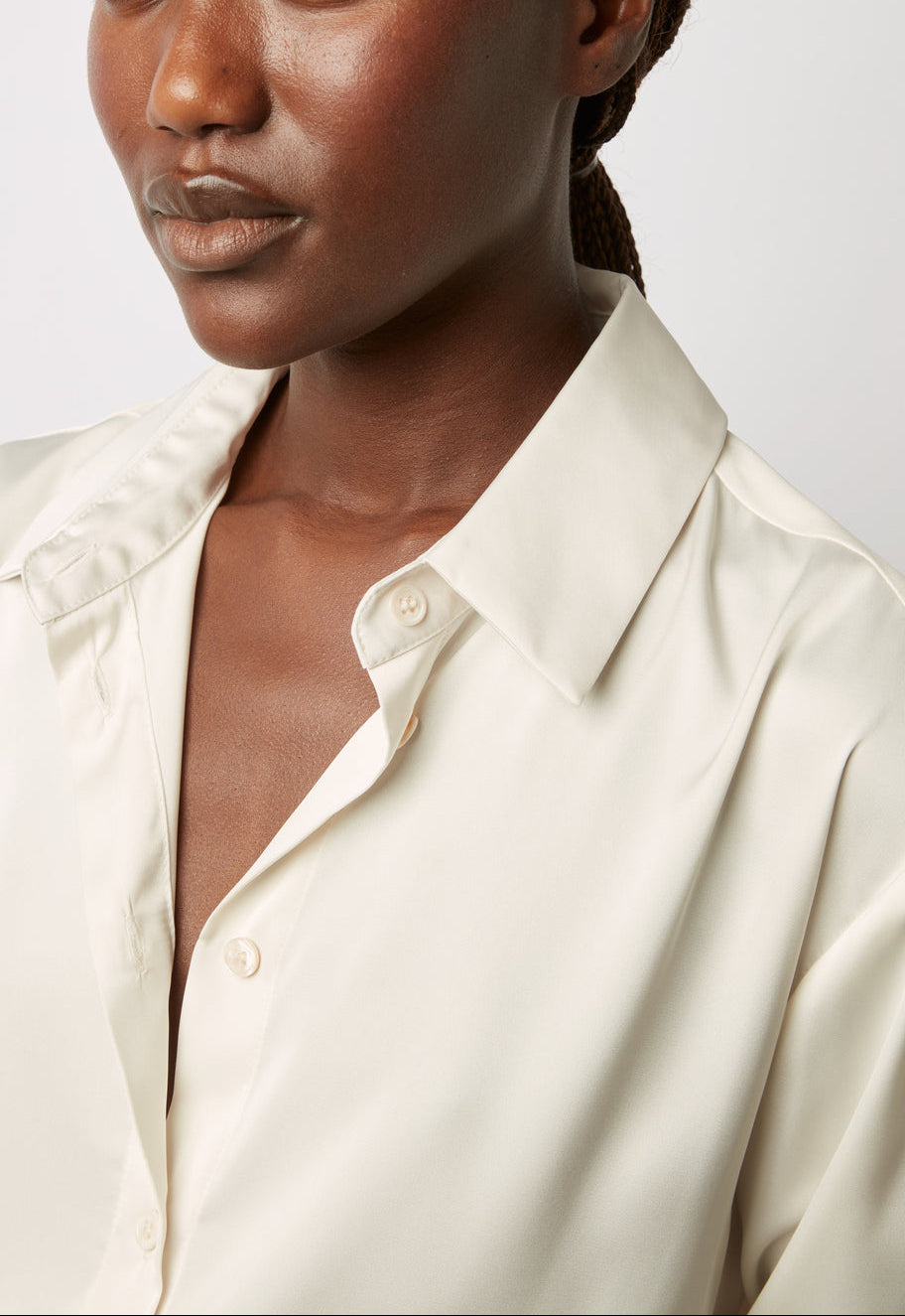 Chemise fluide satinée - CINDY Faume - seconde main