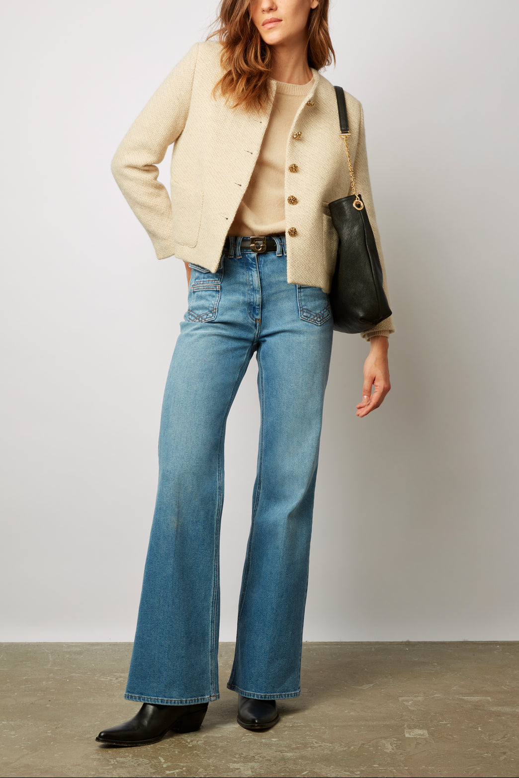 Veste tweed en laine - NOELYSE Faume - seconde main