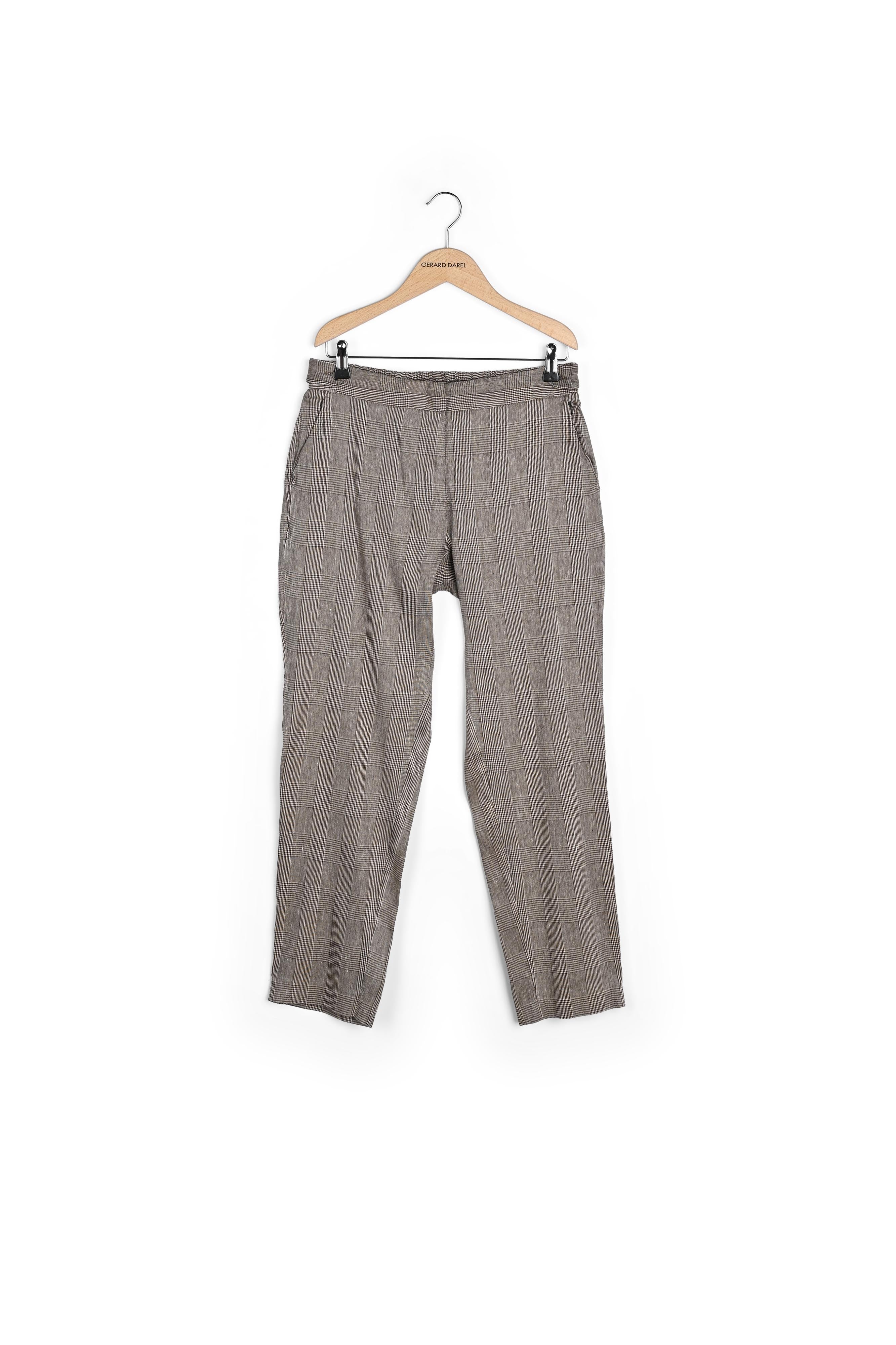 Pantalon 7/8 à imprimé prince de galles Faume - seconde main