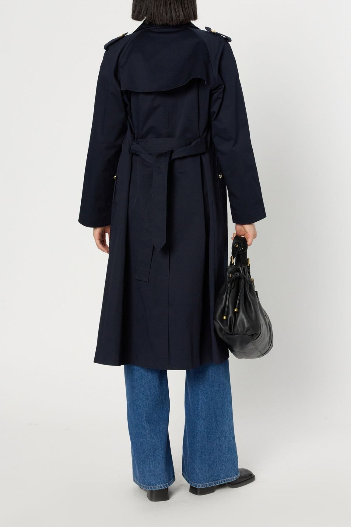 Trench à boutons dorés - SERGE Faume - seconde main