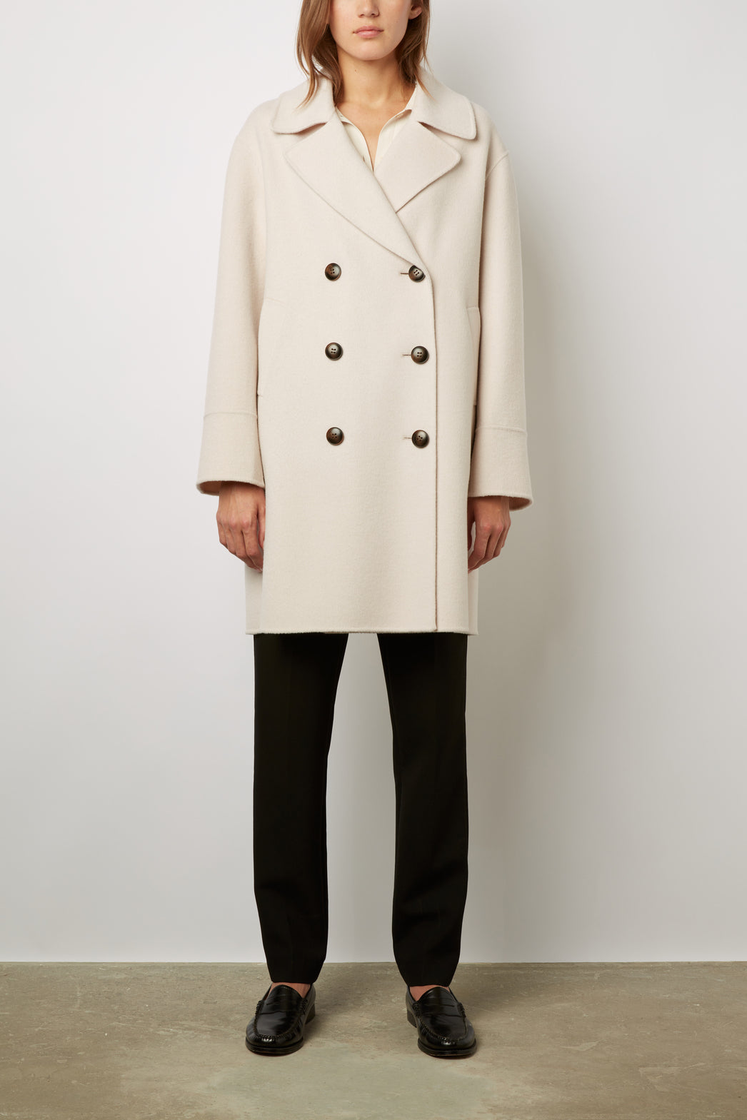 Caban long en laine - SATHEEN Faume - seconde main