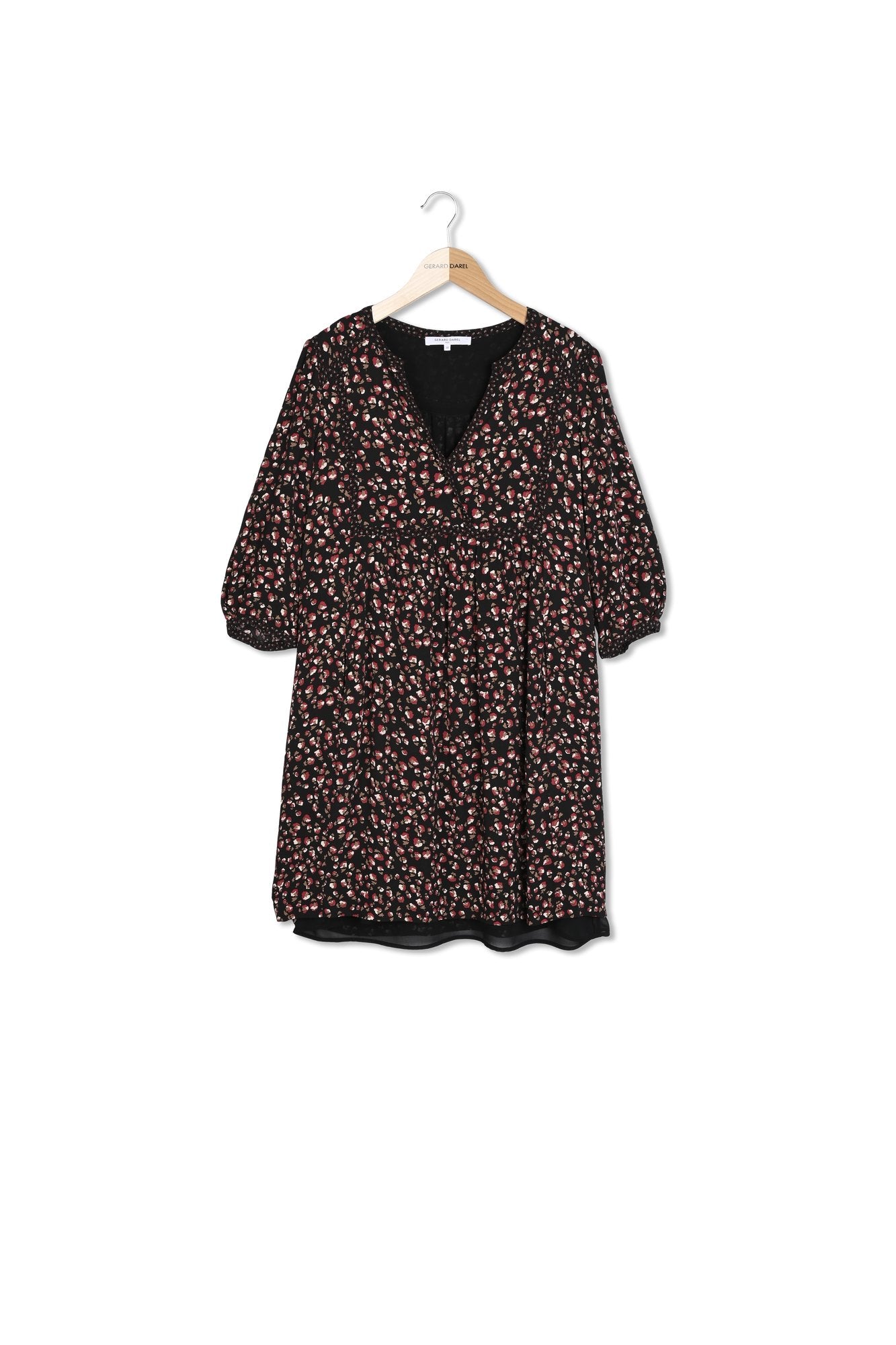 DOLLY - Robe droite avec jeu de découpes Faume - seconde main