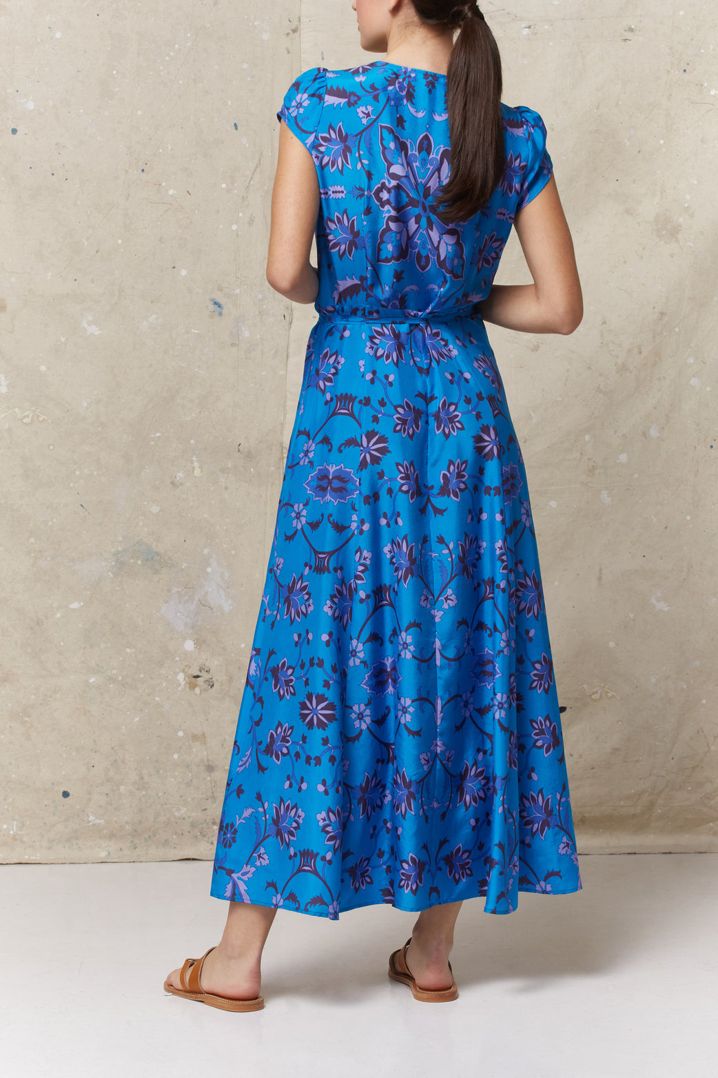 Robe longue en soie - MILLA Faume - seconde main