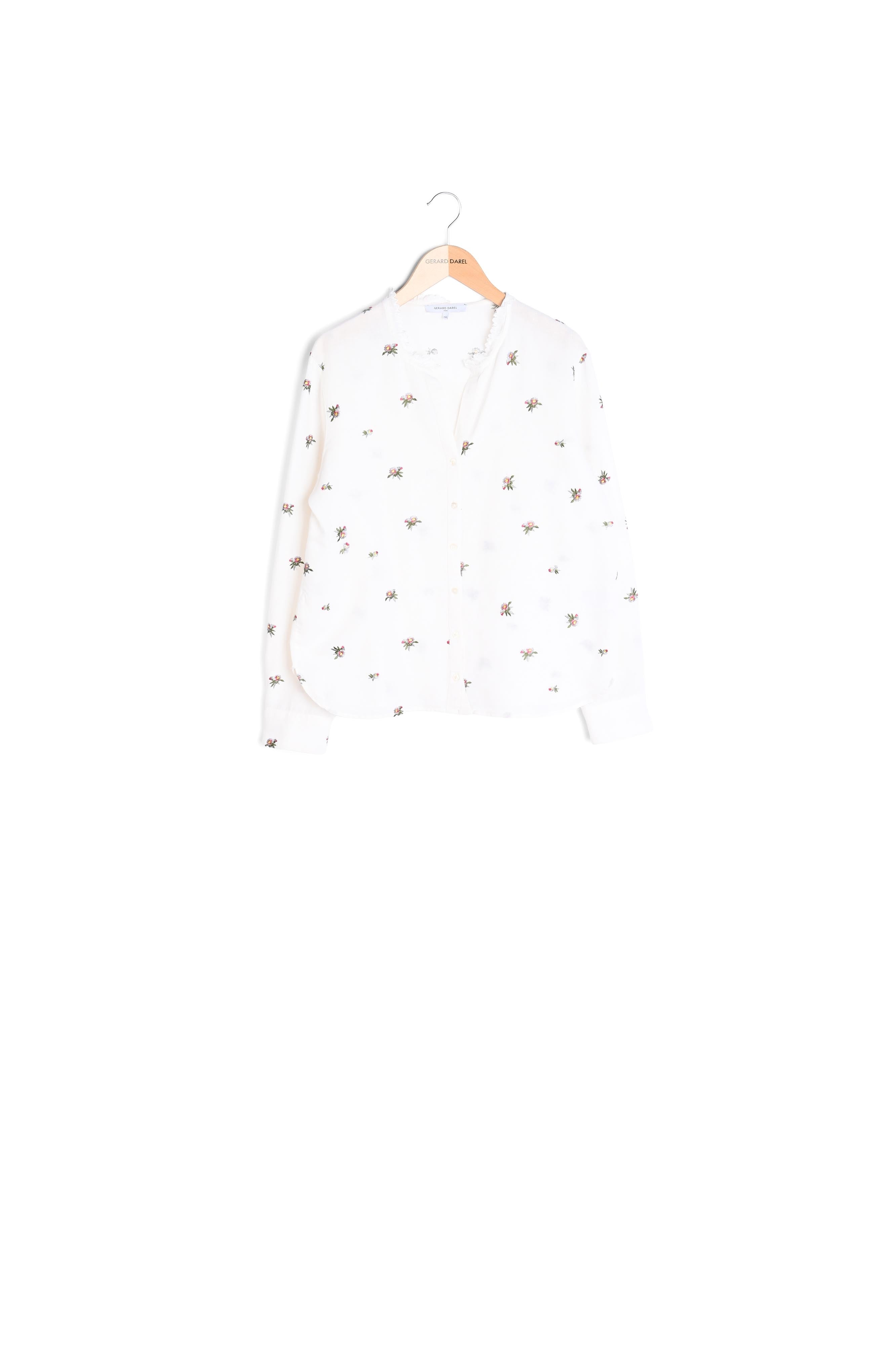 NEHEMIA - Chemise coton et lin avec broderies Faume - seconde main