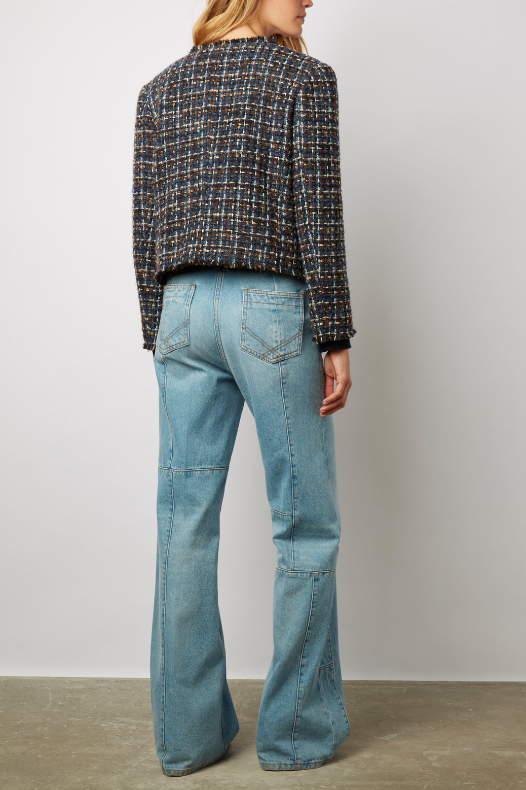 Veste courte en tweed et lurex - NONA Faume - seconde main