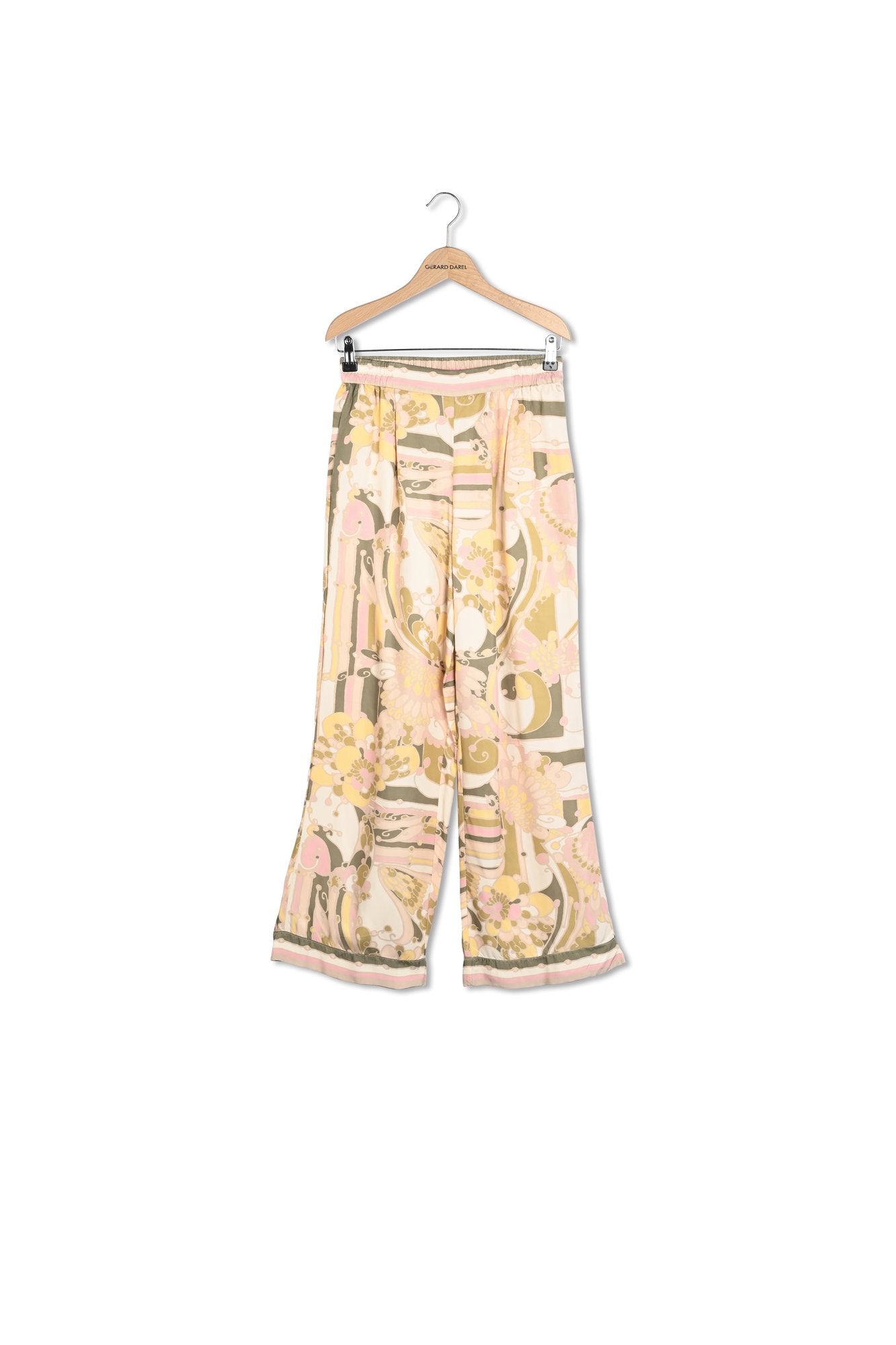 Pantalon large satiné imprimé foulard - LIRA Faume - seconde main