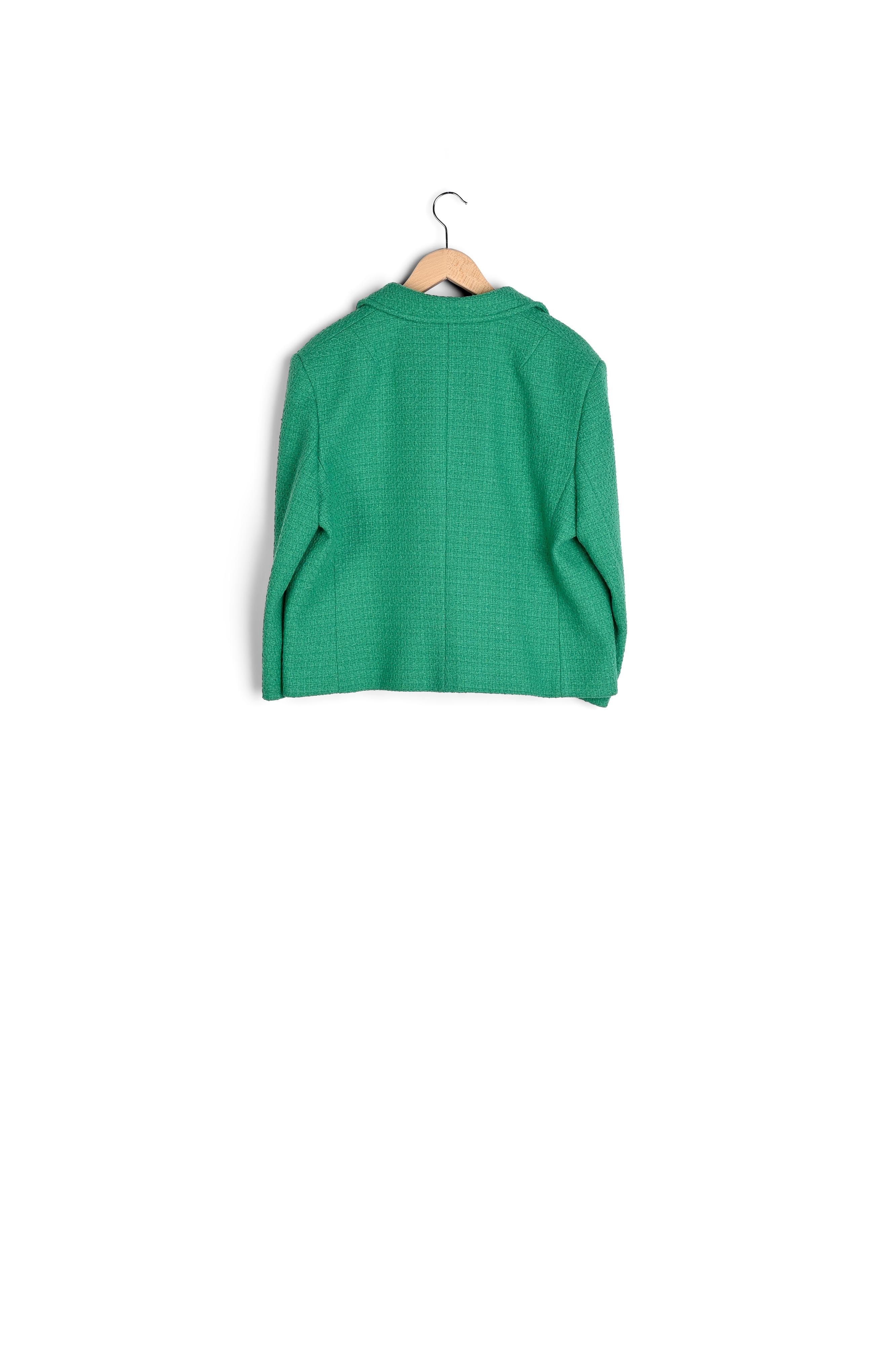 Blazer en tweed uni - NASREEN Faume - seconde main