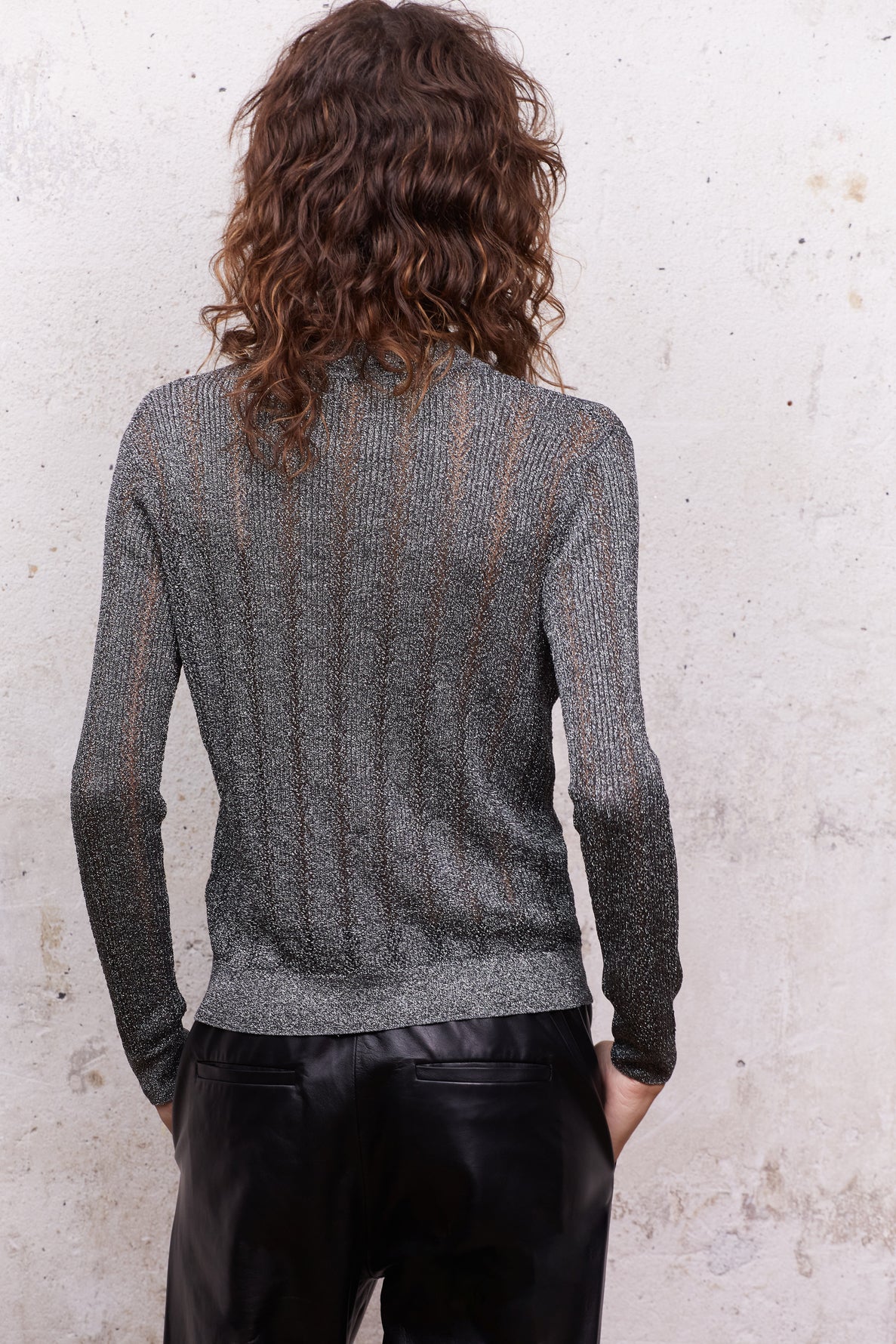 Pull fin en Lurex - LILOU Faume - seconde main