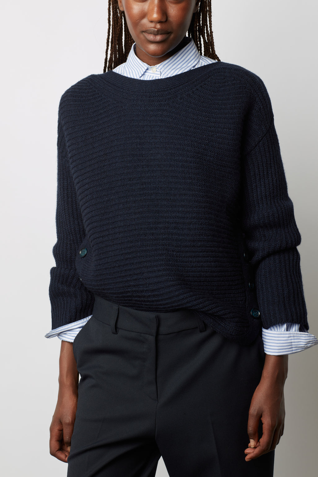 Pull uni tricotage ottoman - LIV Faume - seconde main