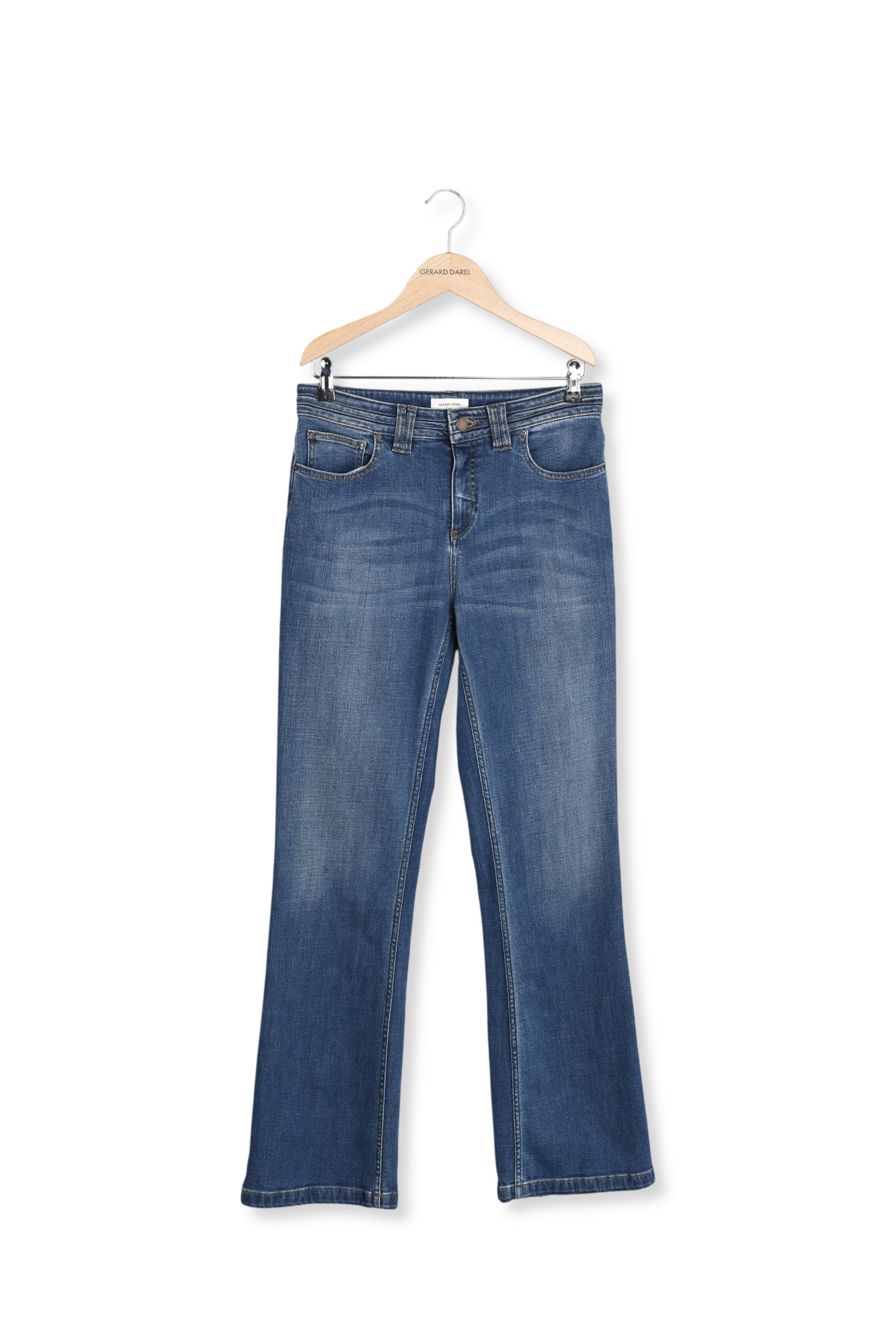 Pantalon flare en jean Stretch - LAURA Faume - seconde main