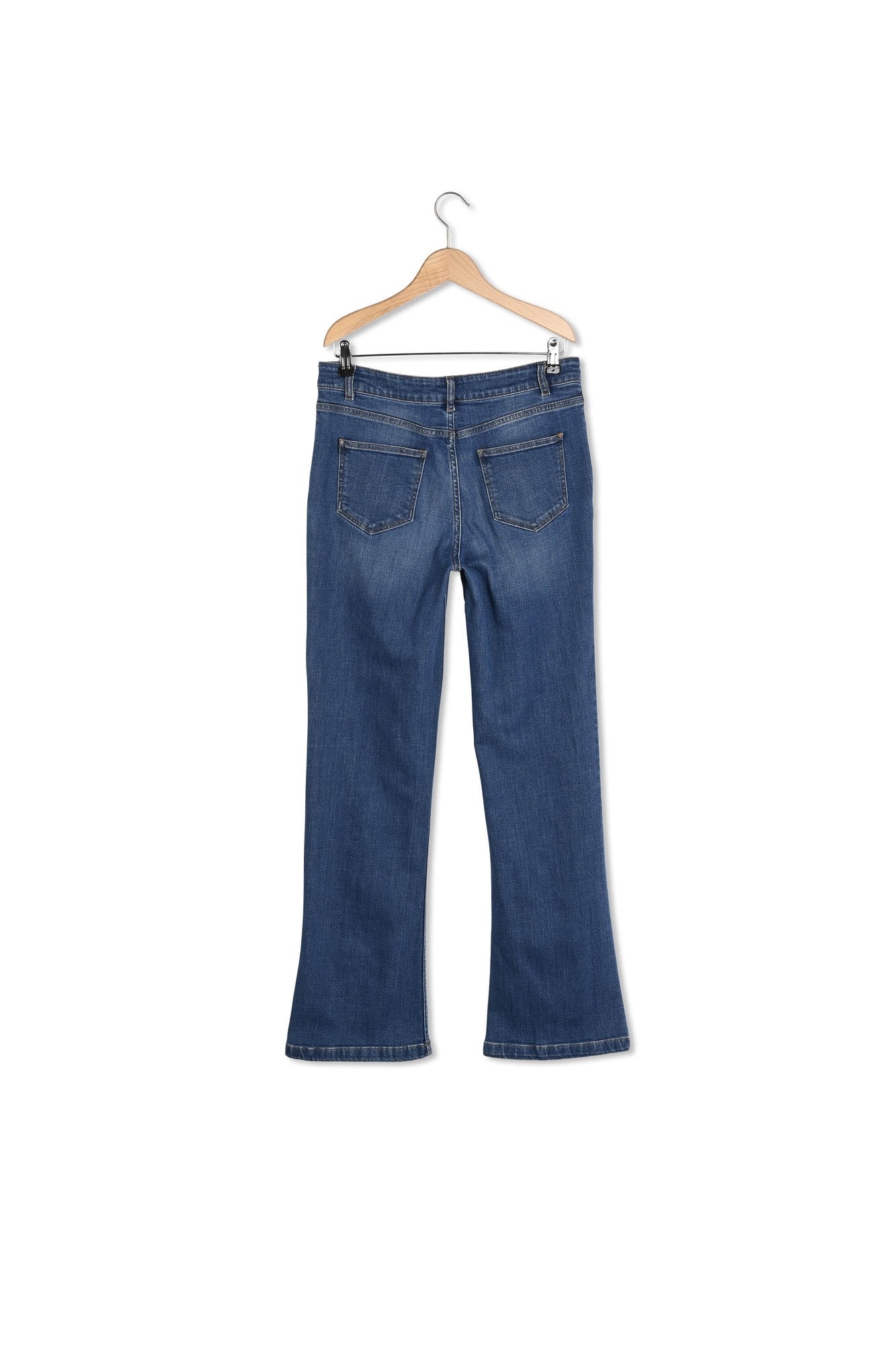 Jean bootcut en denim brut - CAMY Faume - seconde main