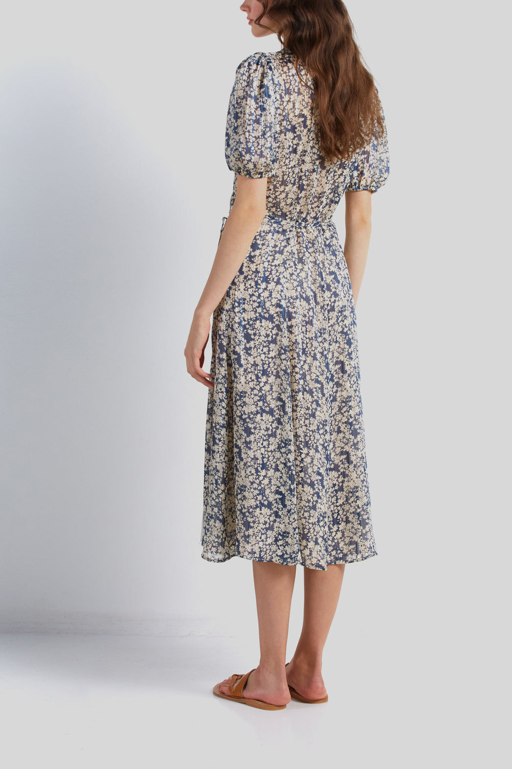 Robe portefeuille fleurie - JEROME Faume - seconde main