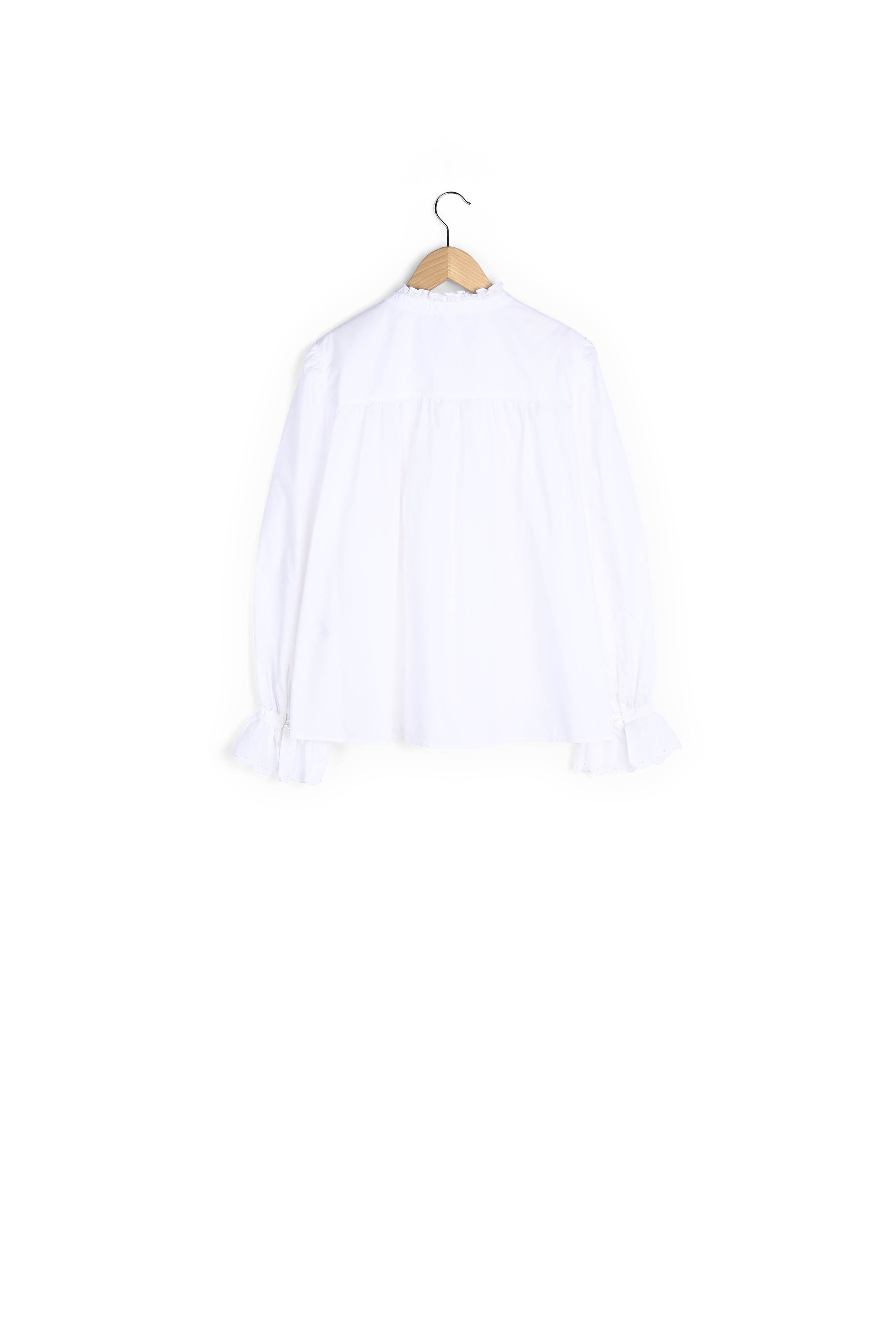 Chemise romantique en popeline - CHRISTINE Faume - seconde main