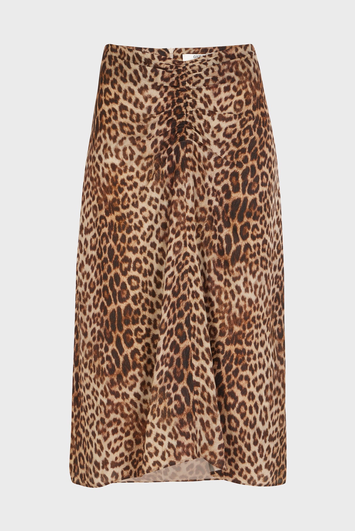 Jupe mi-longue imprimé léopard - BETHY Faume - seconde main