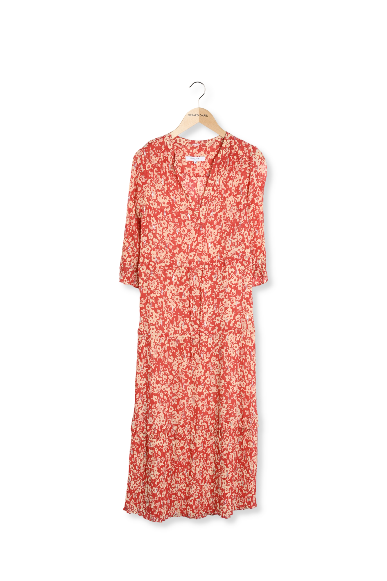 Robe fleurie et fils Lurex - JASMINE Faume - seconde main