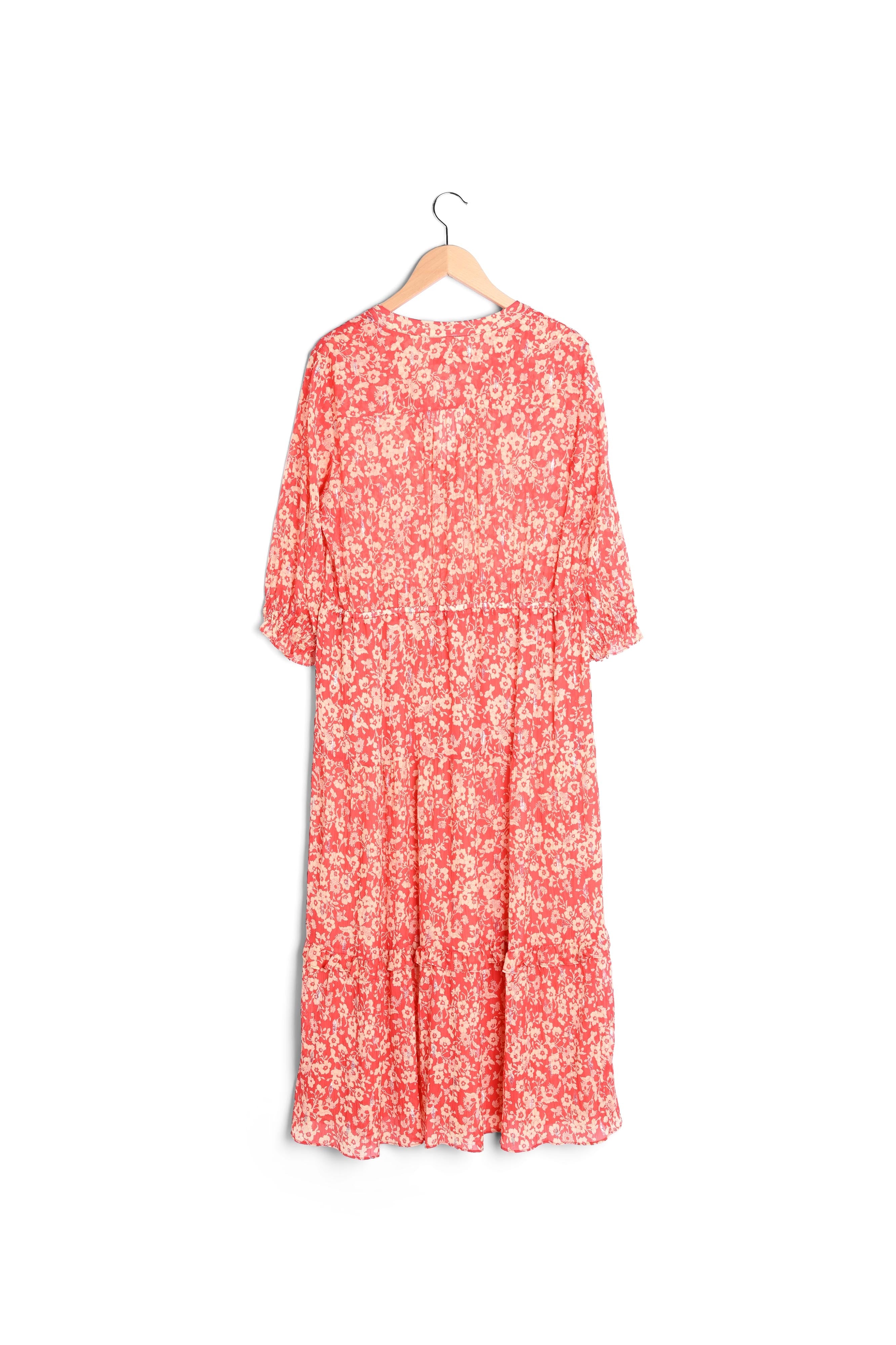 Robe fleurie et fils Lurex - JASMINE Faume - seconde main