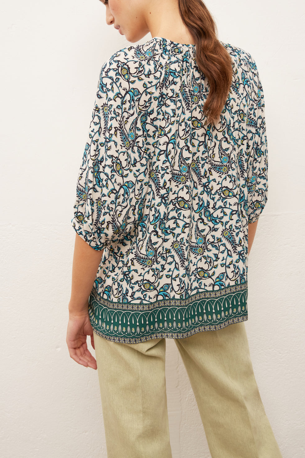 NALEA - Blouse en crêpe Faume - seconde main