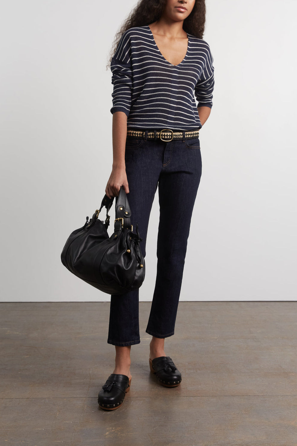 ESME - Jean slim 7/8 en coton Stretch Faume - seconde main