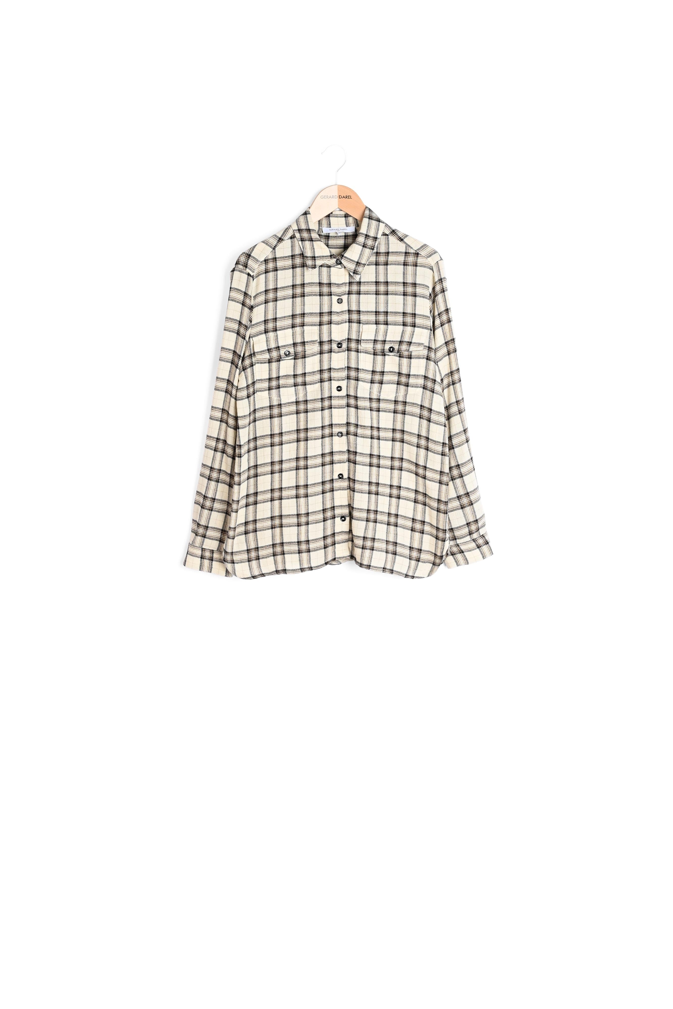 Amadea - Chemise fluide à carreaux Faume - seconde main