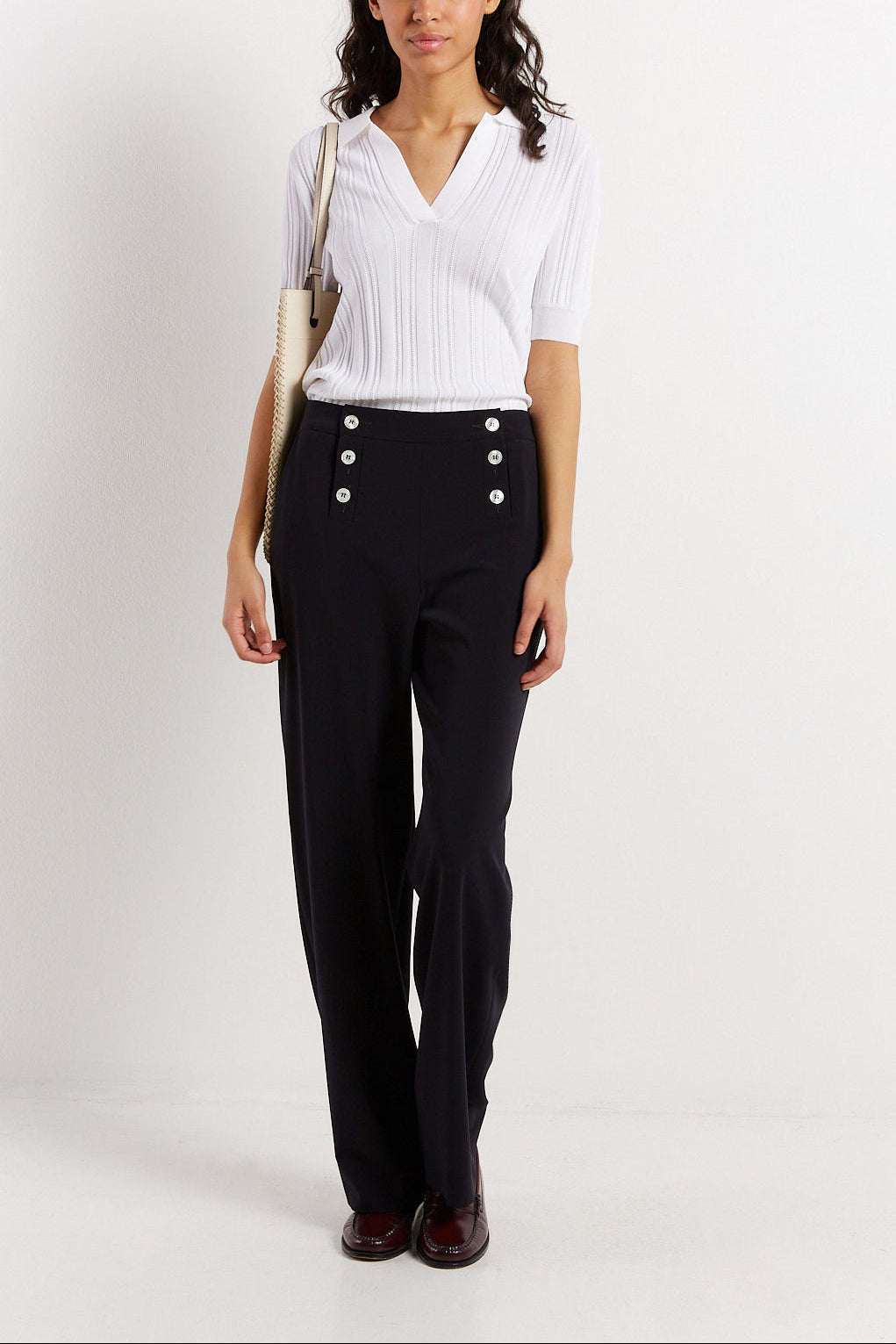 Pull col polo - LANAE Faume - seconde main