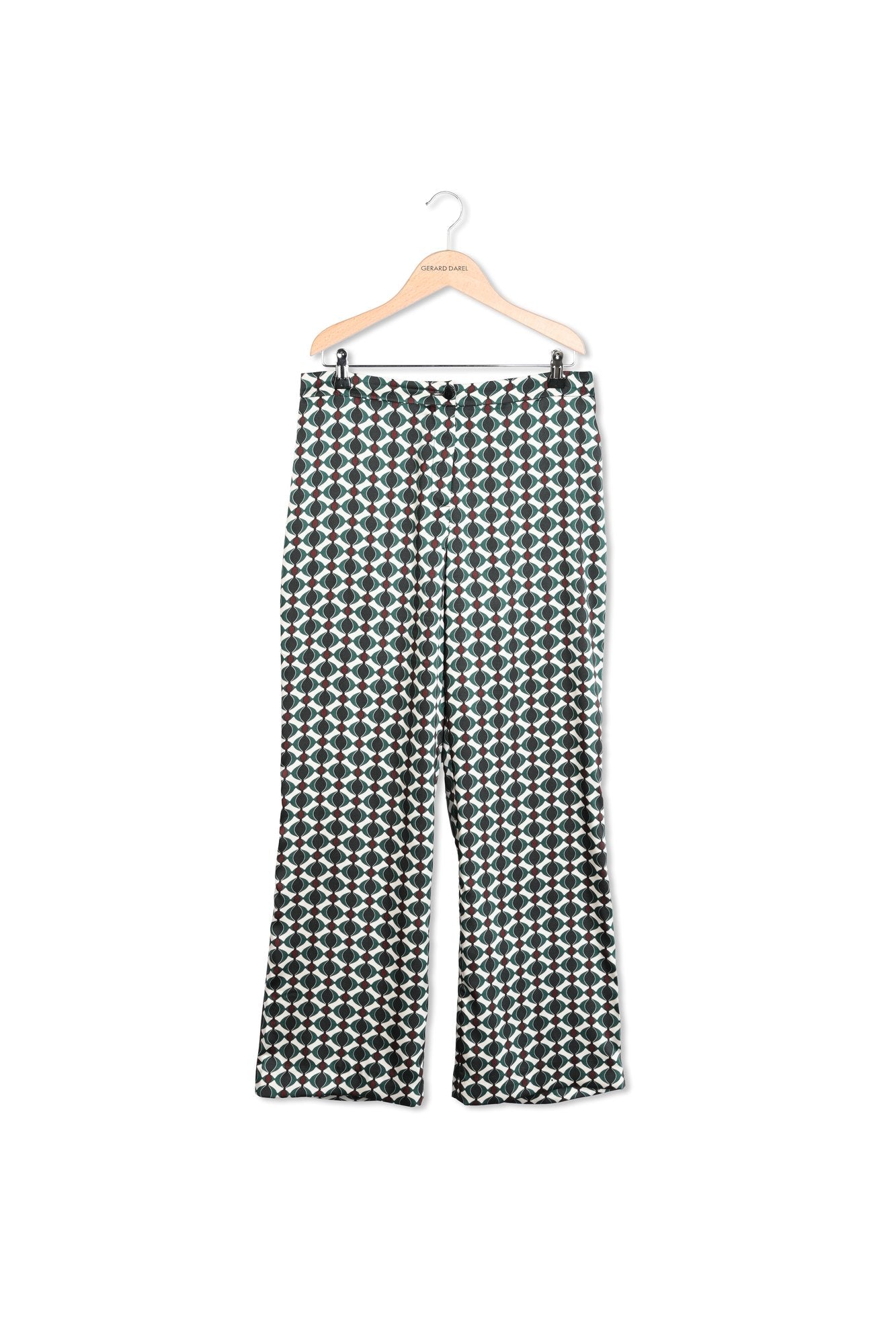 Pantalon fluide imprimé géométrique - ERICA Faume - seconde main