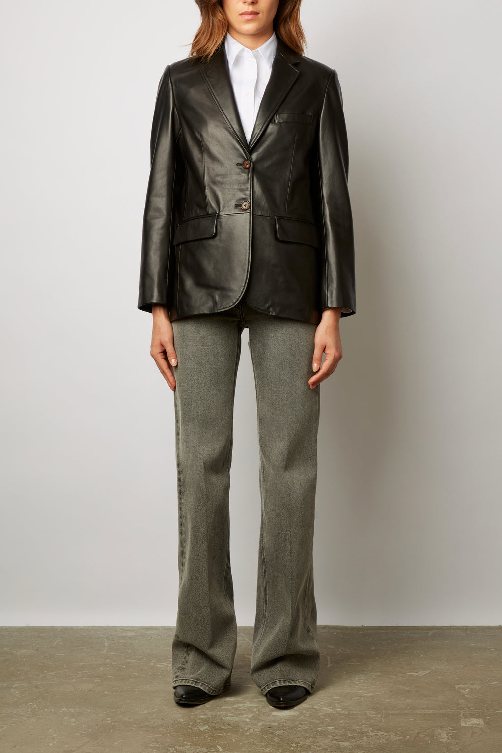 Veste en cuir - NAHELLE Faume - seconde main