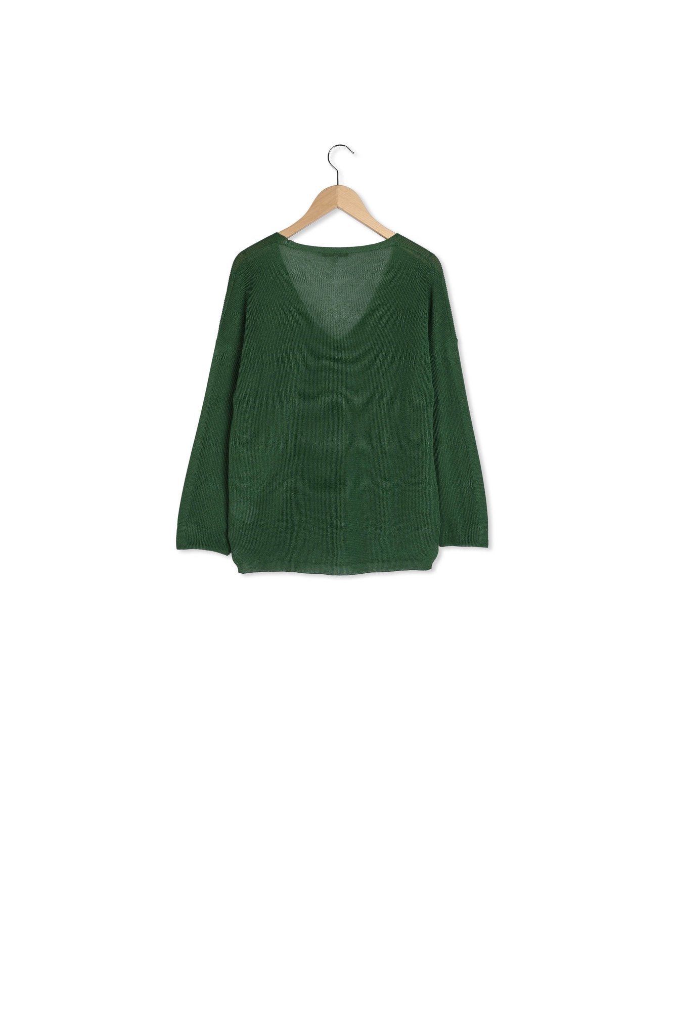 Pull col V en maille fluide - LEOLINE Faume - seconde main