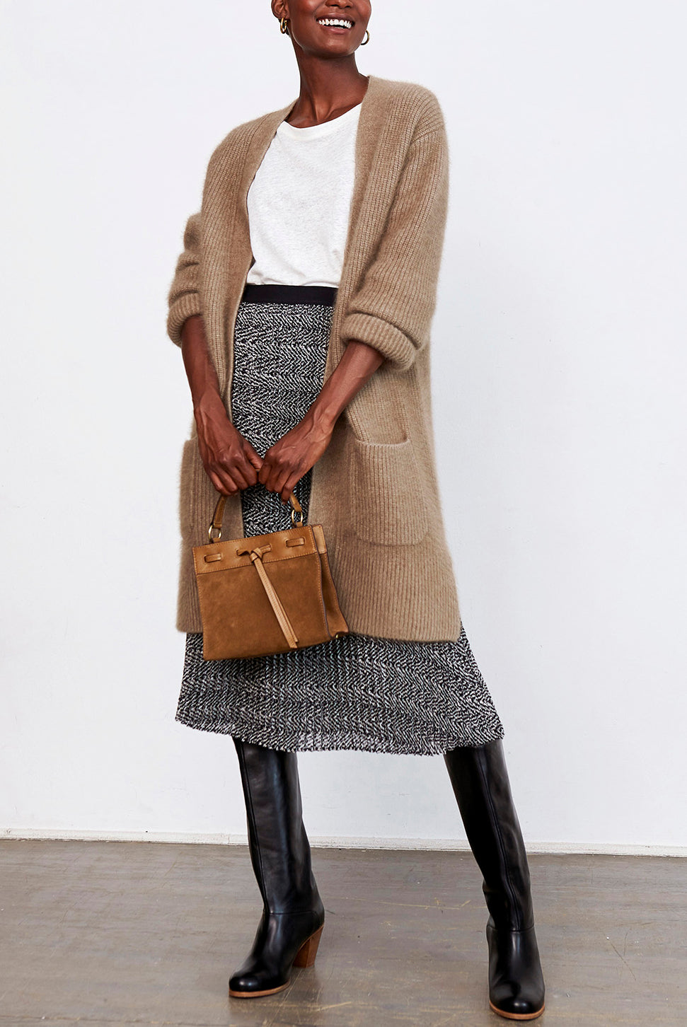 TRACEY - Jupe plissée imprimée Faume - seconde main