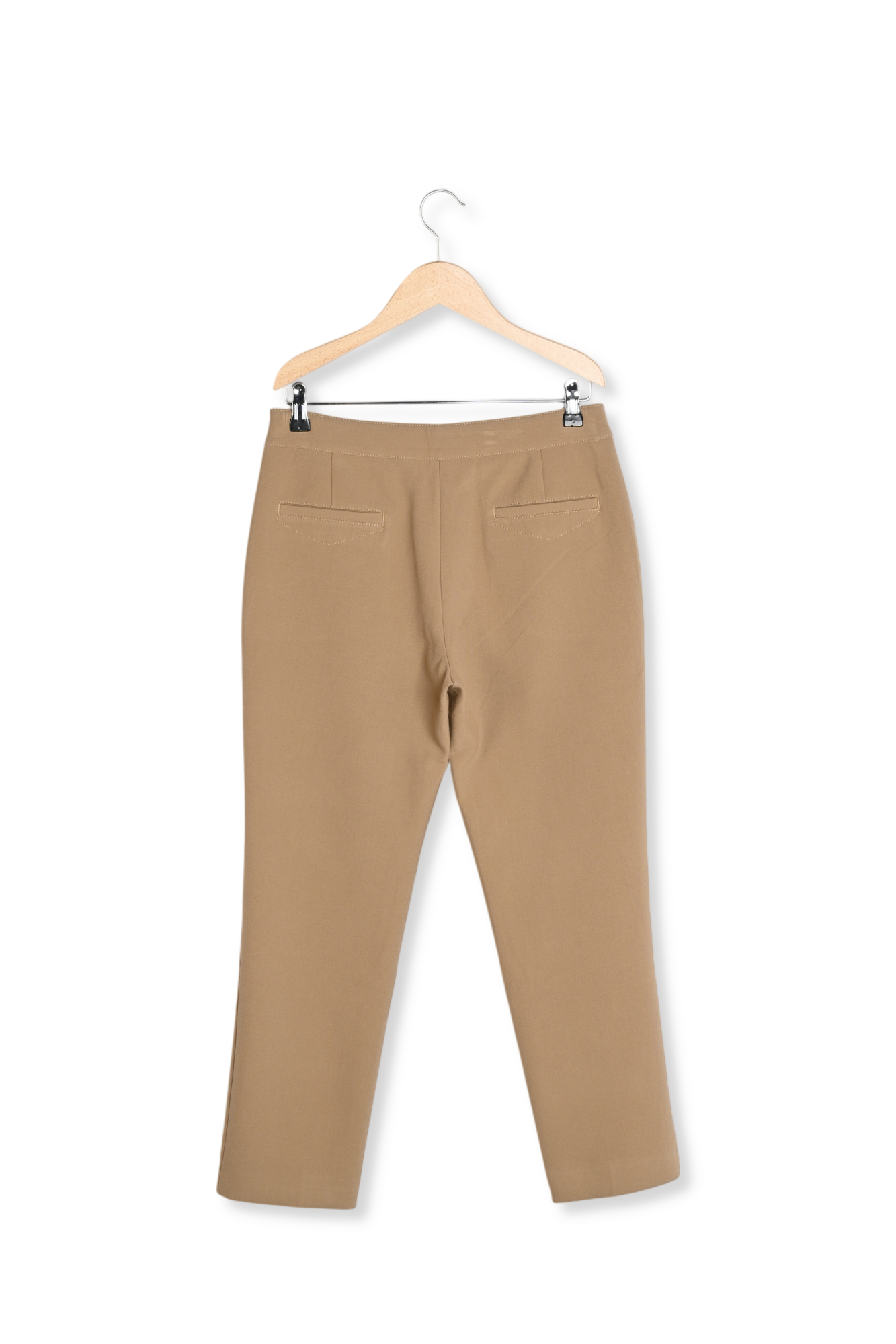 LYSON - Pantalon droit 7/8 en coton épais Faume - seconde main