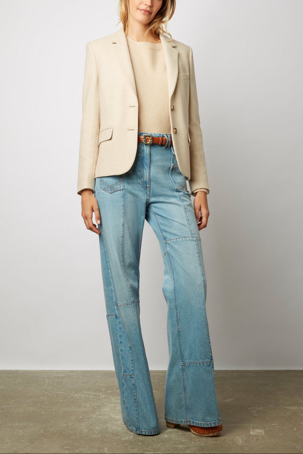 Veste de tailleur en laine mélangée - NADEGE Faume - seconde main