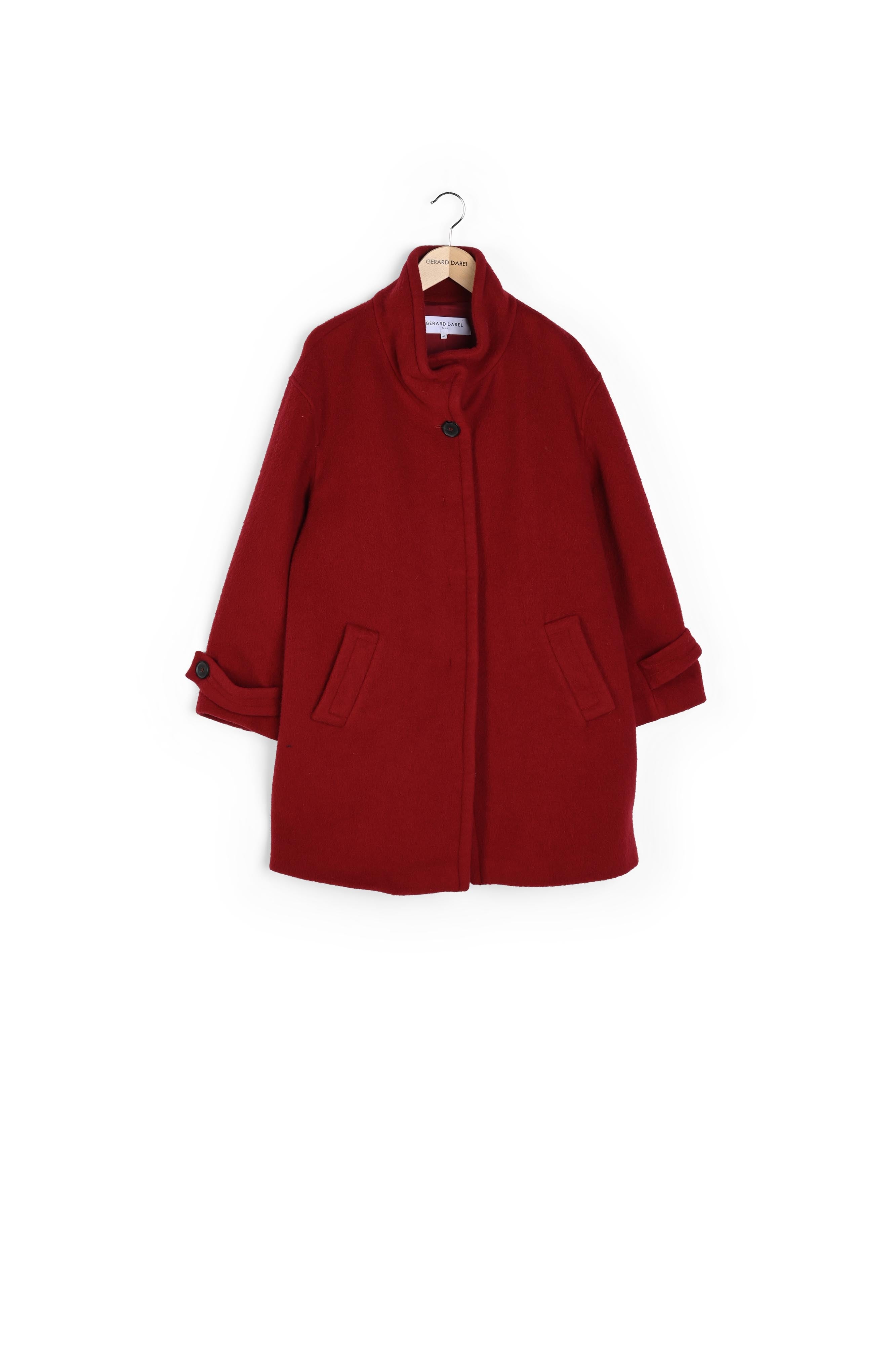 Manteau droit en lainage - SOFIA Faume - seconde main