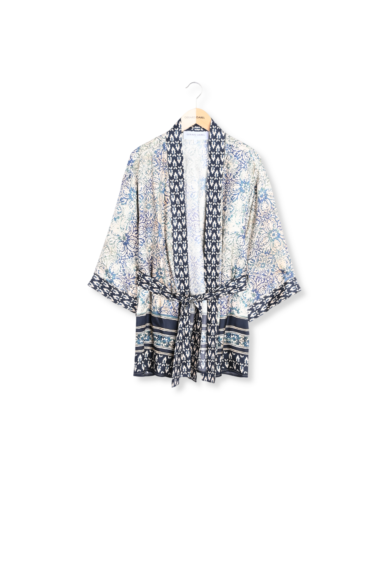 Kimono imprimé en soie - BRUNELLA Faume - seconde main